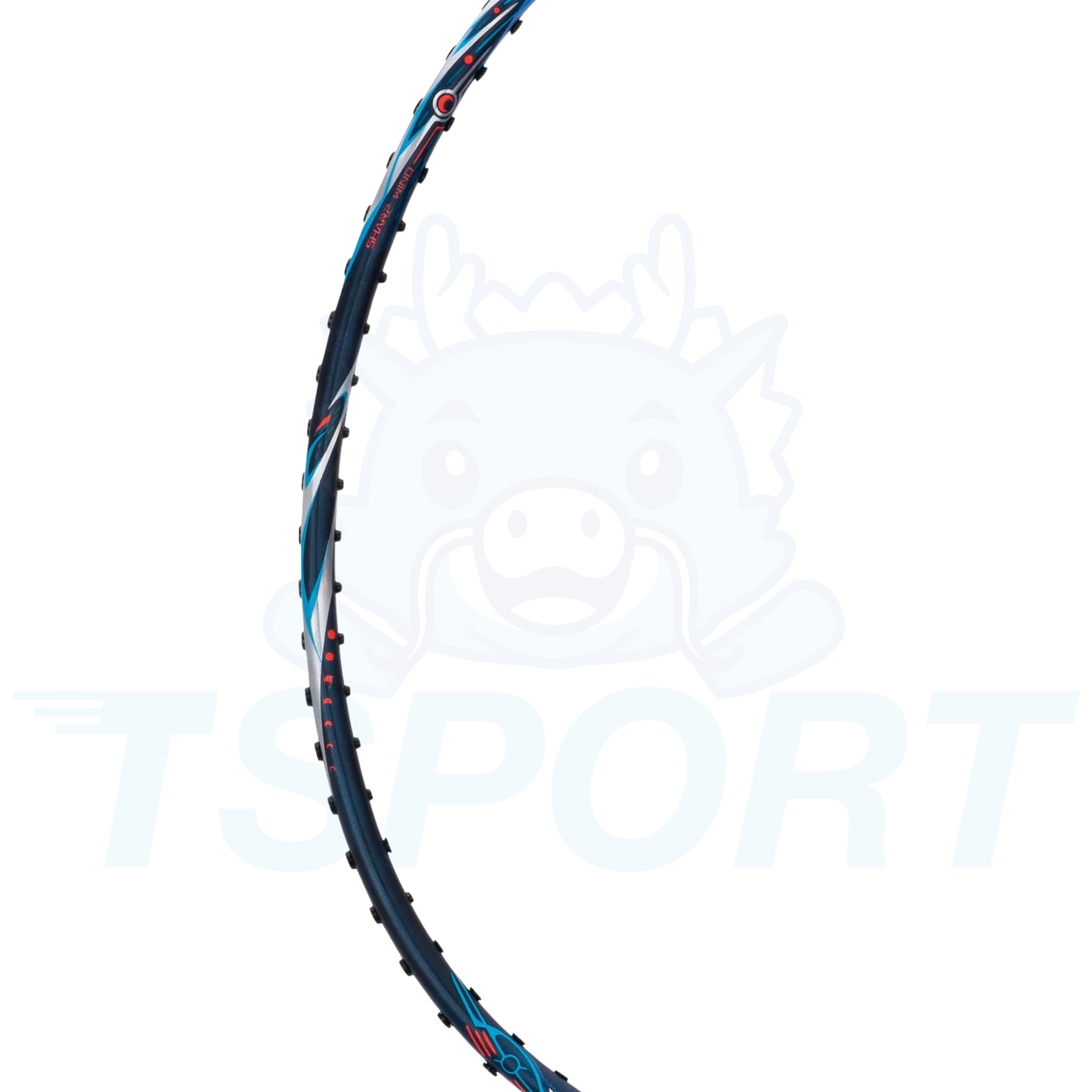 Boîte cadeau de raquette de badminton Li-Ning BladeX 900 Moon Max - Bleu brodé