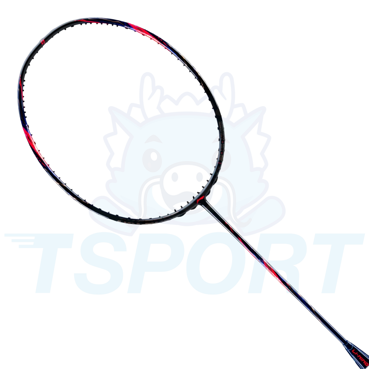 Li-Ning x Loh Kean Yew x China Master 2026 Axforce 90 Limited Badminton Racket - Dark Purple Blue / Fluorescent Begonia Red