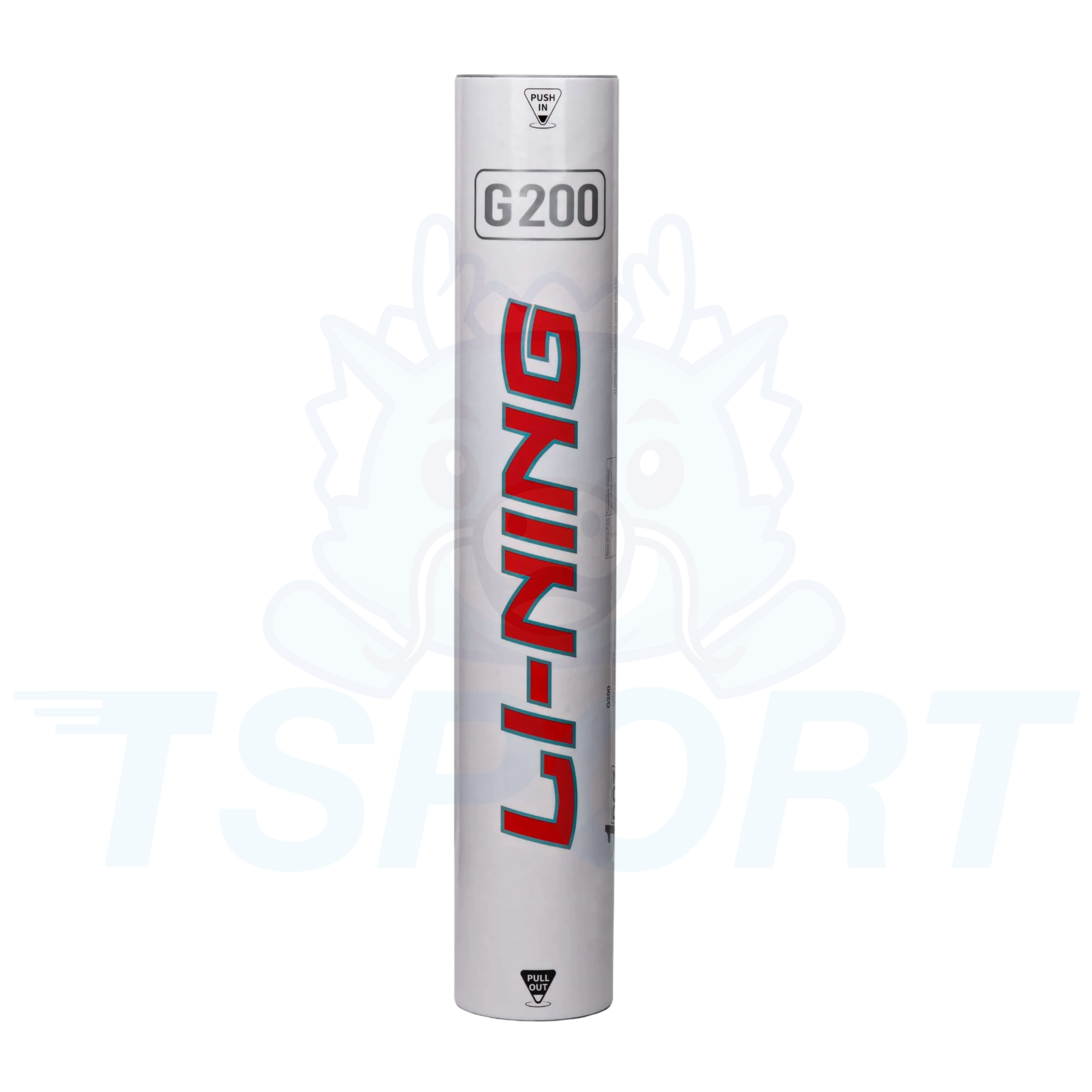 Li-Ning G200 Goose Feather Shuttlecocks - 1 tube 12 pcs - Ống Cầu Lông Li-Ning G200