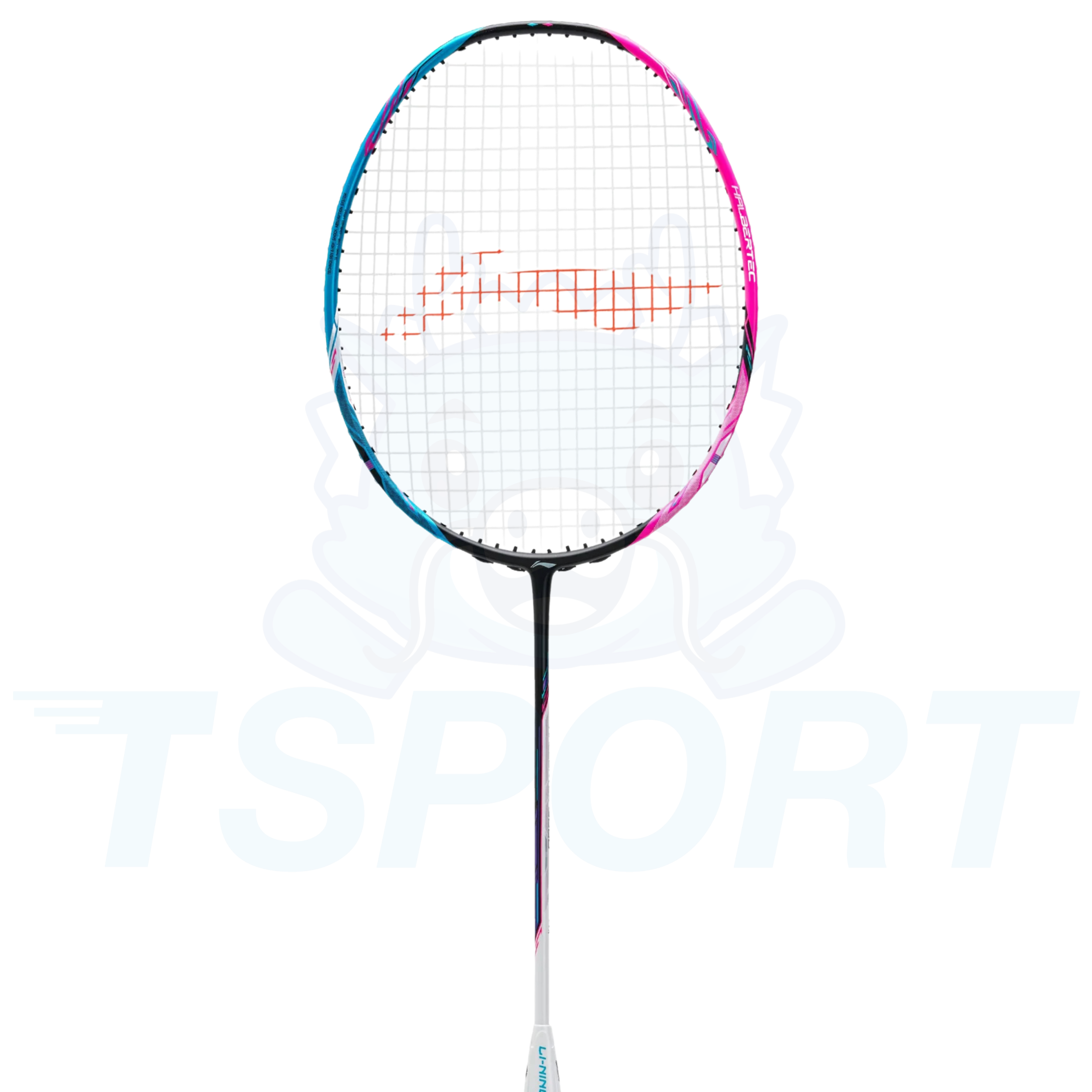 Raquette de badminton Li-Ning Halbertech 8000 - Bleu / Rose