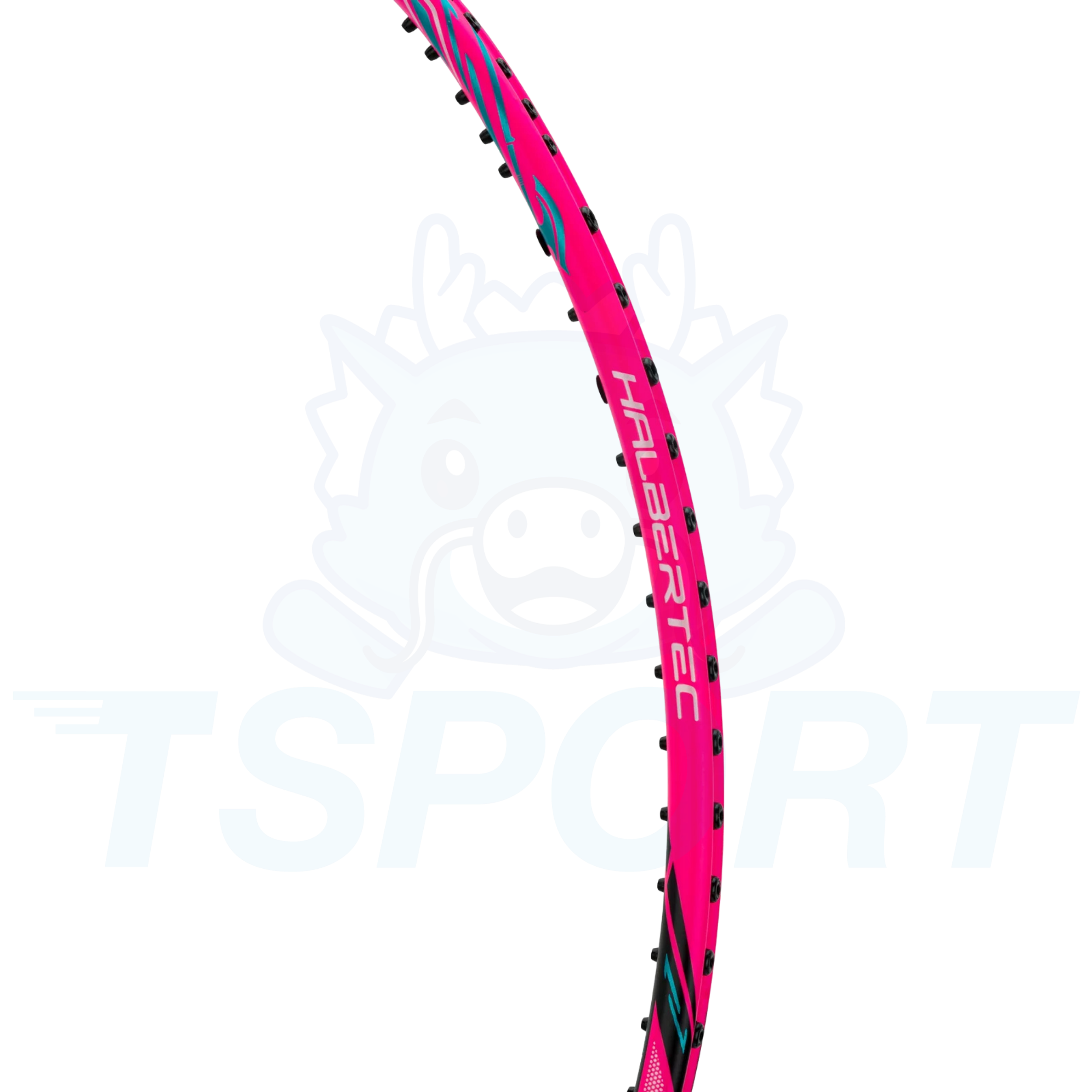 Raquette de badminton Li-Ning Halbertech 8000 - Bleu / Rose