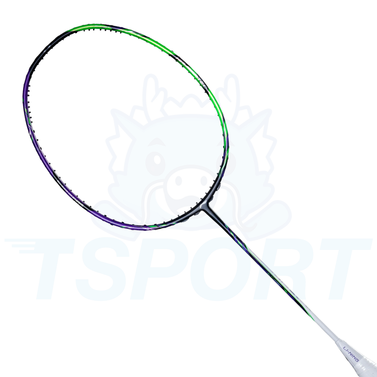 Li-Ning Halbertec 9000 Badminton Racket - Green / Purple