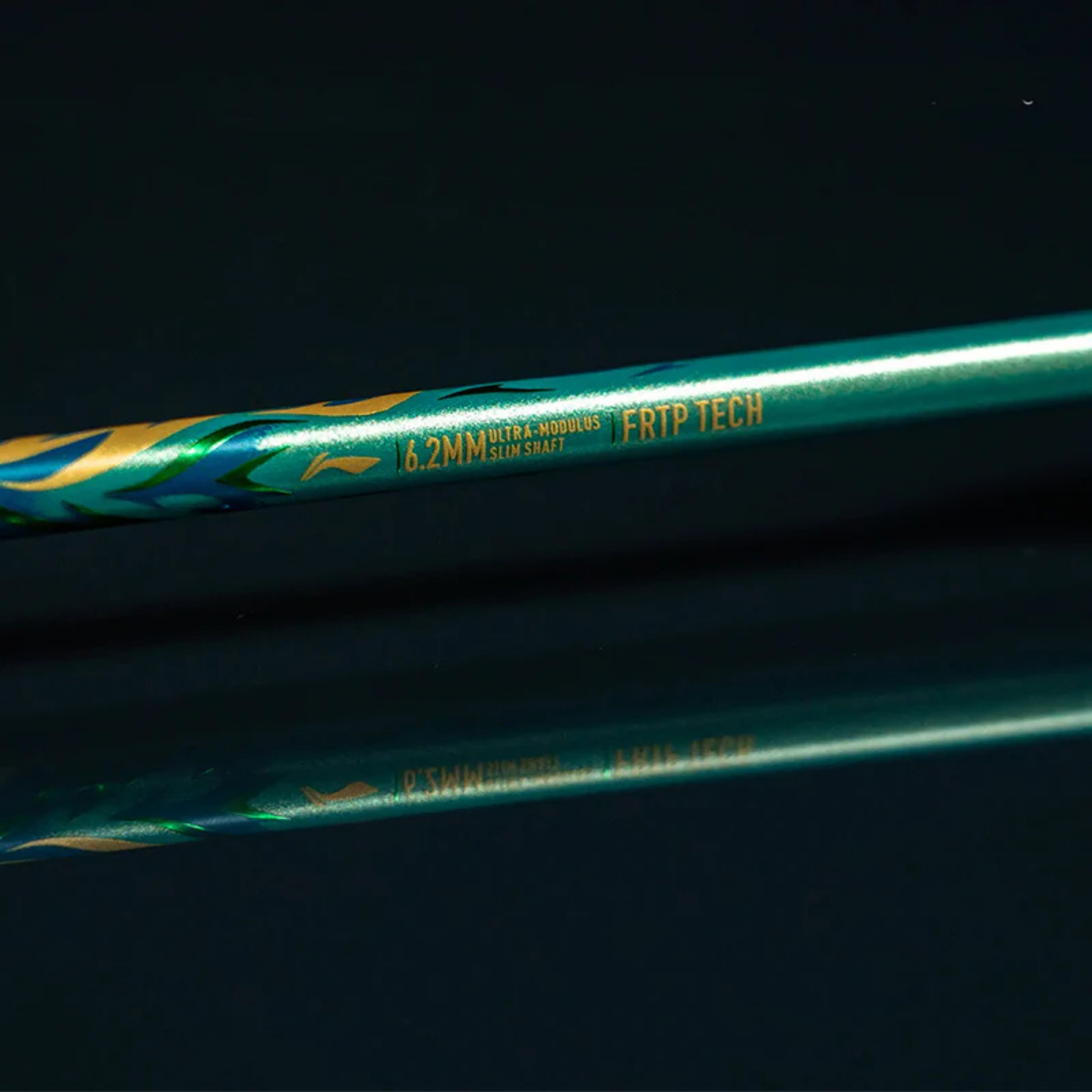 Raquette de badminton Li-Ning AxForce 100 Gen II - Vert Orage