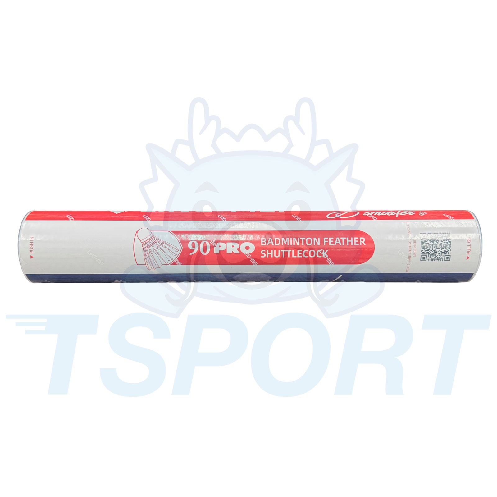 Volants en plumes d'oie LingMei 90 Pro - 1 tube de 12 pièces - Cầu Lông Ống LingMei 90 Pro