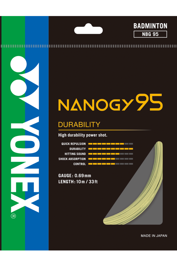 Yonex NANOGY 95 Badminton String - 10m Pack