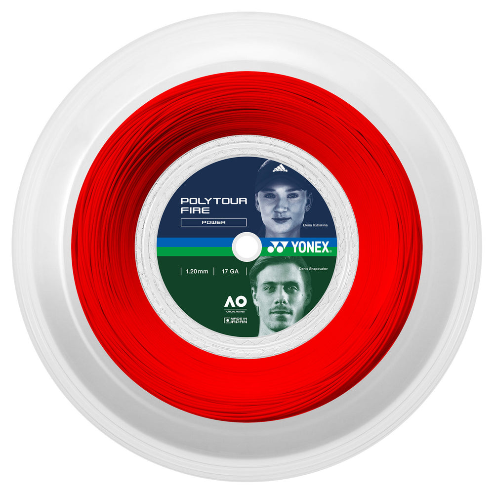 POLYTOUR FIRE 130 - REEL Tennis String