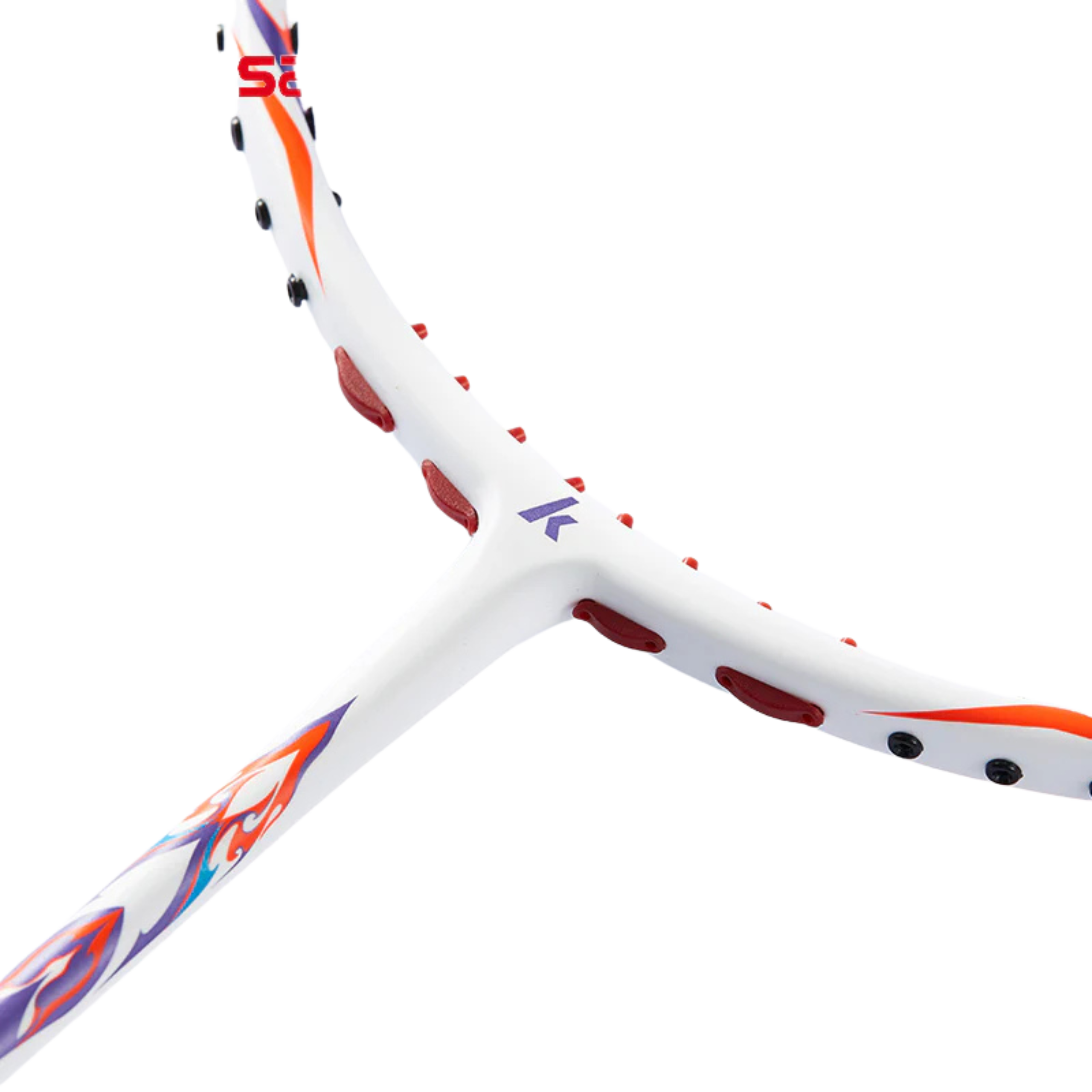Raquette de badminton Kawasaki Passion P25 - Blanc Violet