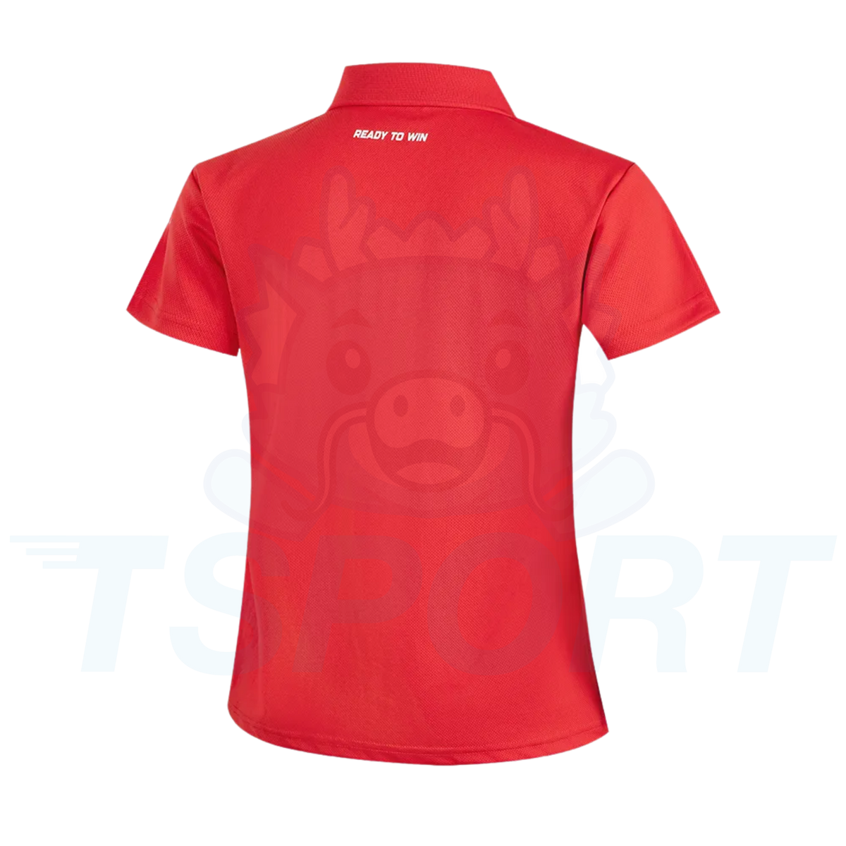 Victor Sport Style Knitted Polo Shirt S-66017 D - Tomato