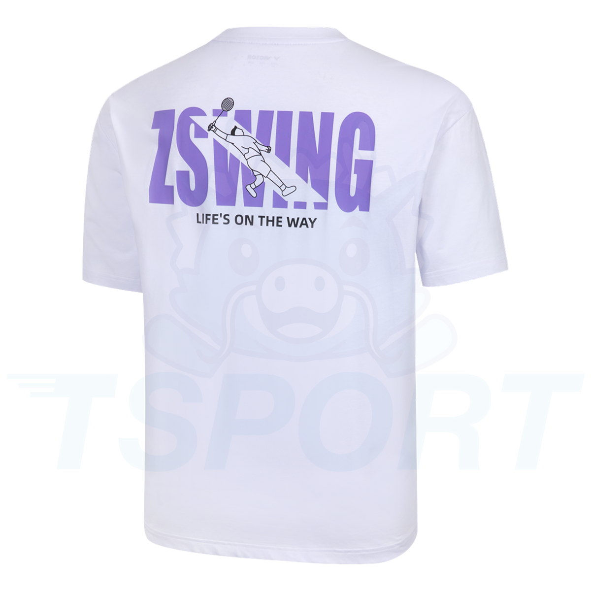 Victor x Zheng Si Wei Collection Knitted T-shirt T-501ZSW-A Bright White