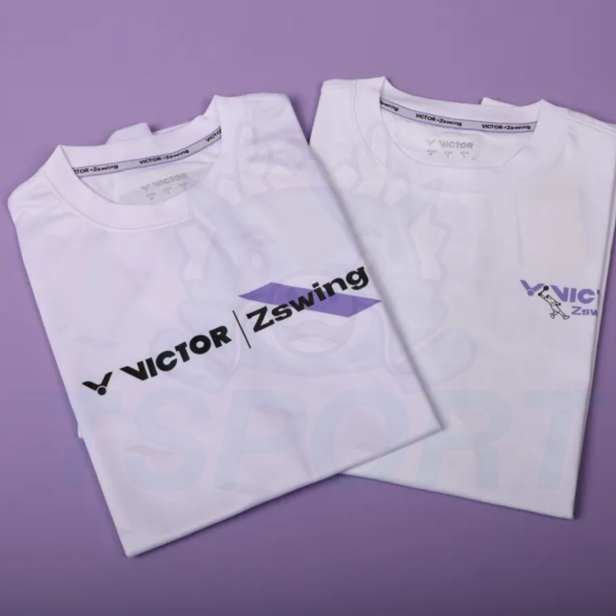 Victor x Zheng Si Wei Collection Knitted T-shirt T-501ZSW-A Bright White