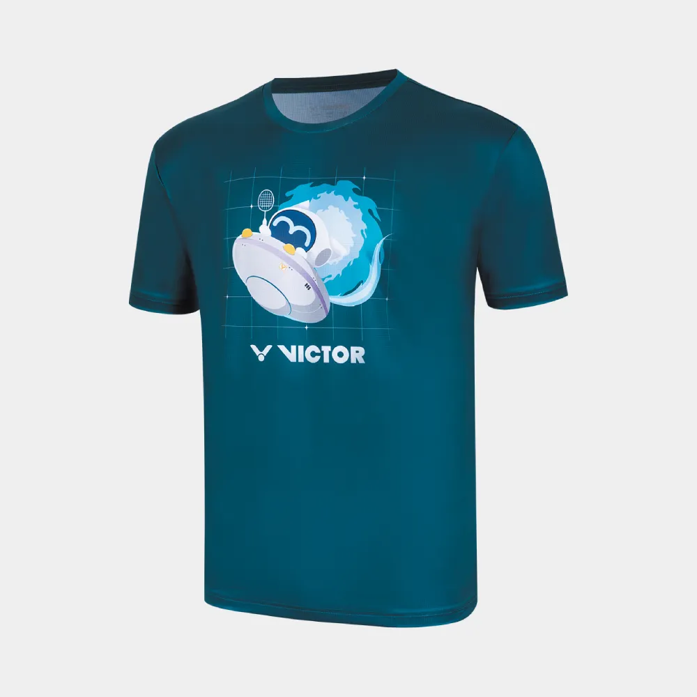 Victor Knitted T-shirt T-60025 C/B/I Tournament T-Shirt US Unisex