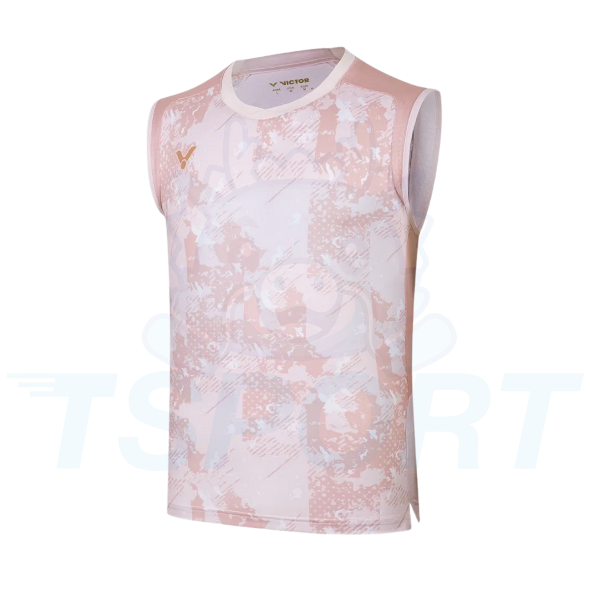 Victor Knitted Unisex Sleeveless T-Shirt T-65001 I - Rose Cloud