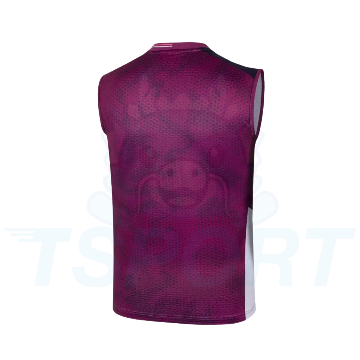 Victor x Lee Zii Jia Knitted Sleeveless T-Shirt T-65003-J - Boysenberry