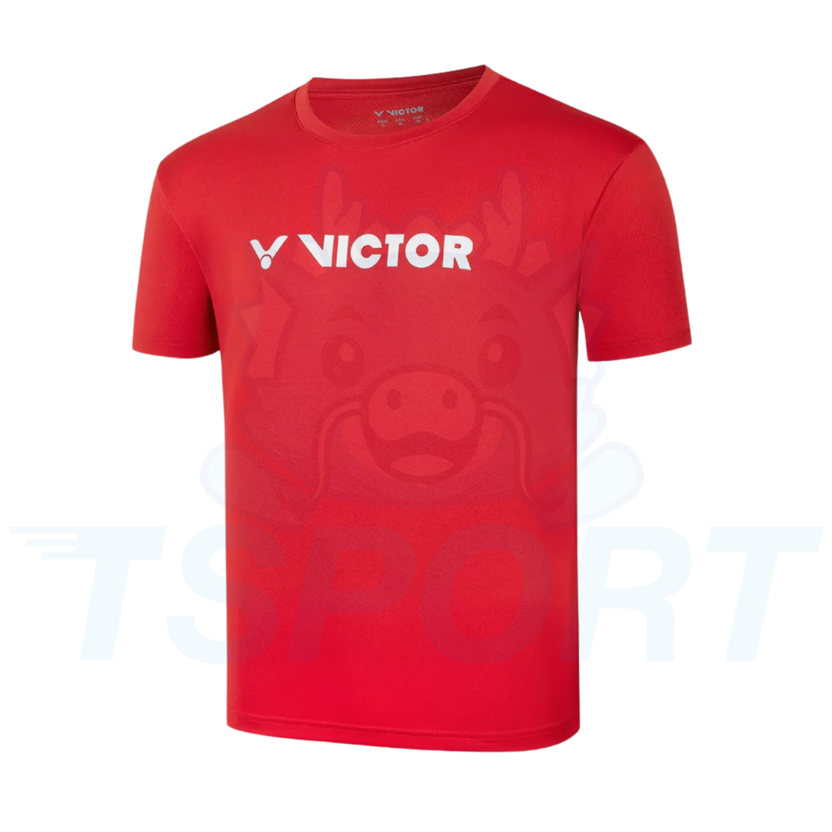 Victor Knitted Unisex T-Shirt T-65012 D - Tomato