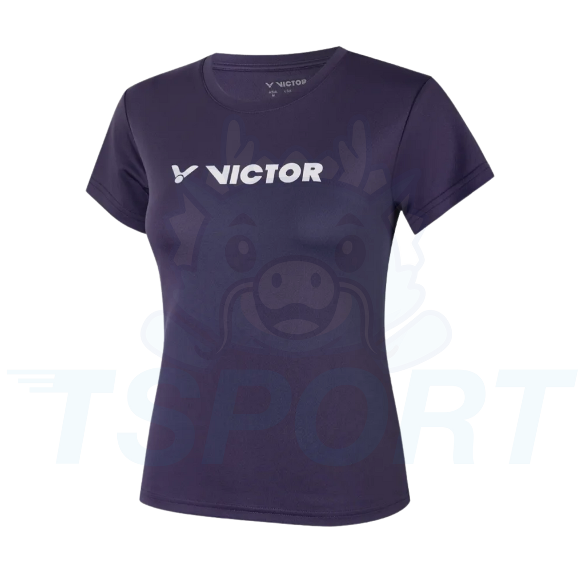 Victor Knitted Female T-Shirt T-66012 J - Mulled Grape