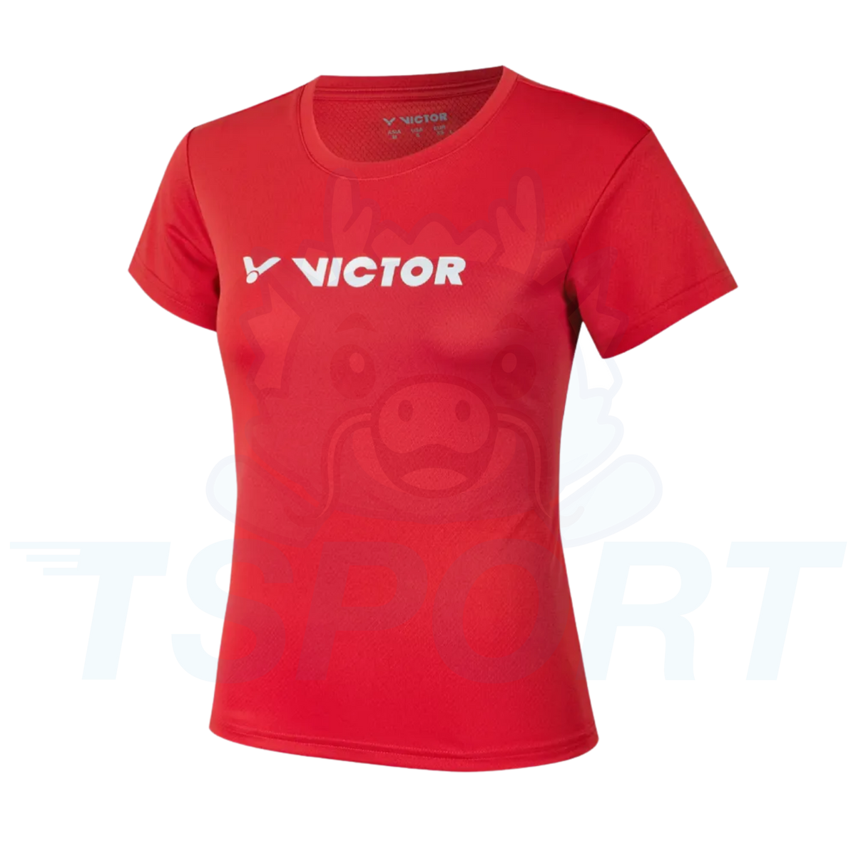 Victor Knitted Female T-Shirt T-66012 D - Tomato