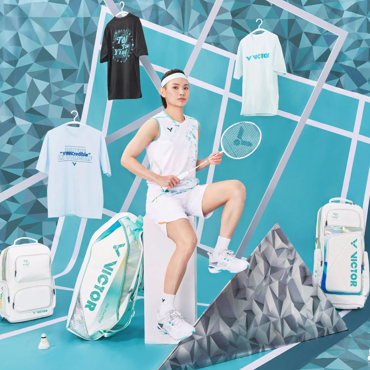Sac de raquettes VICTOR x TAI TZU YING Tribute Collection 6 pièces BR5233TTY AR