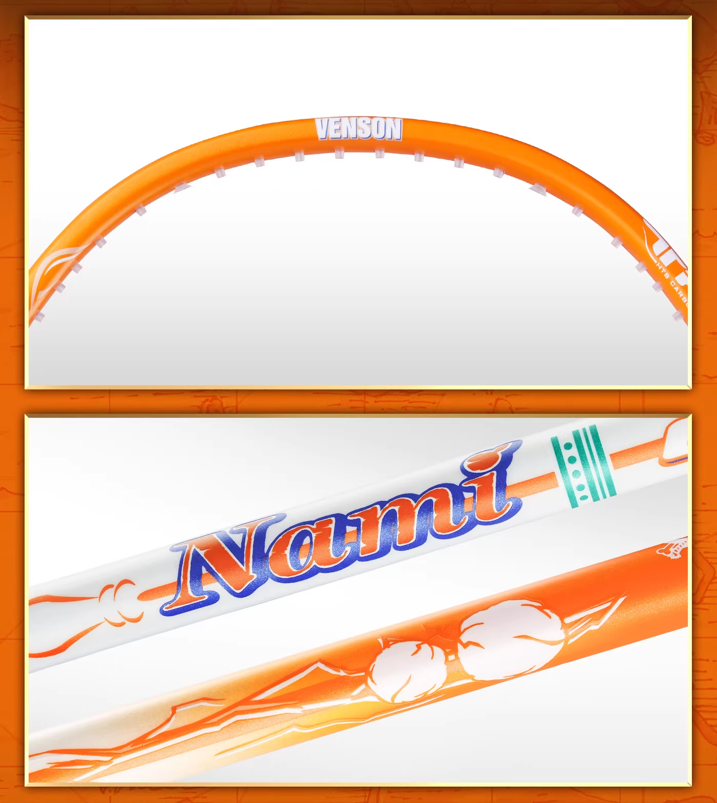 Série VS x ONE PIECE - Raquette de badminton Nami
