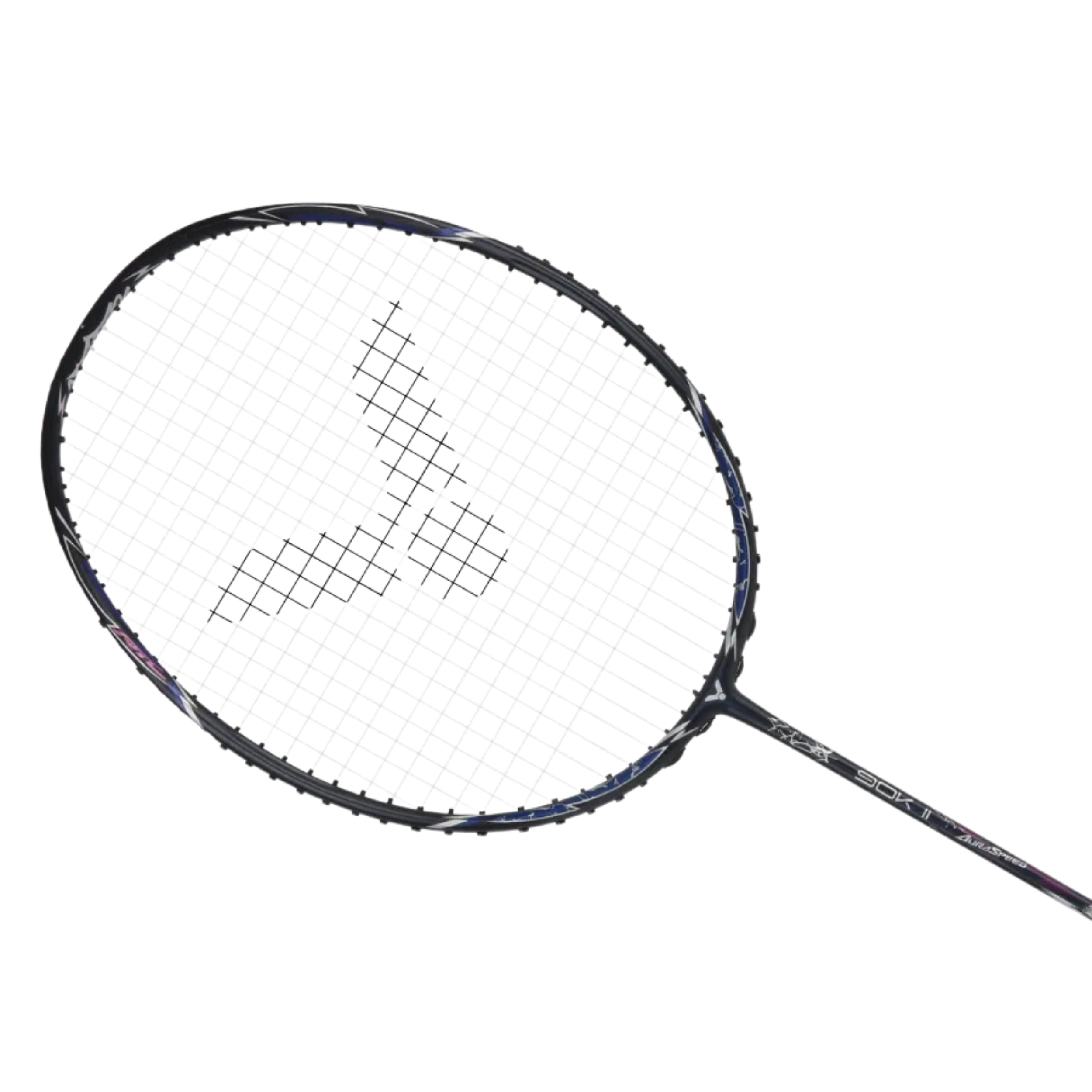 Victor Auraspeed 90K II B Badminton Racket - Navy Blue