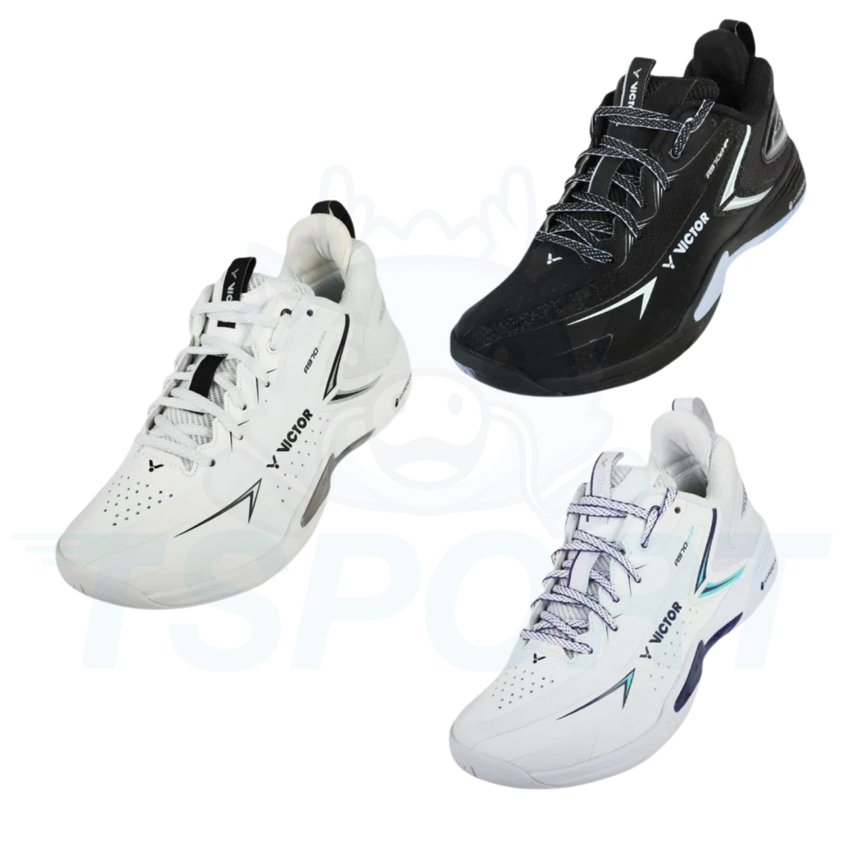 Victor Badminton Shoes A970cHP-AB - White / Spectrum Blue