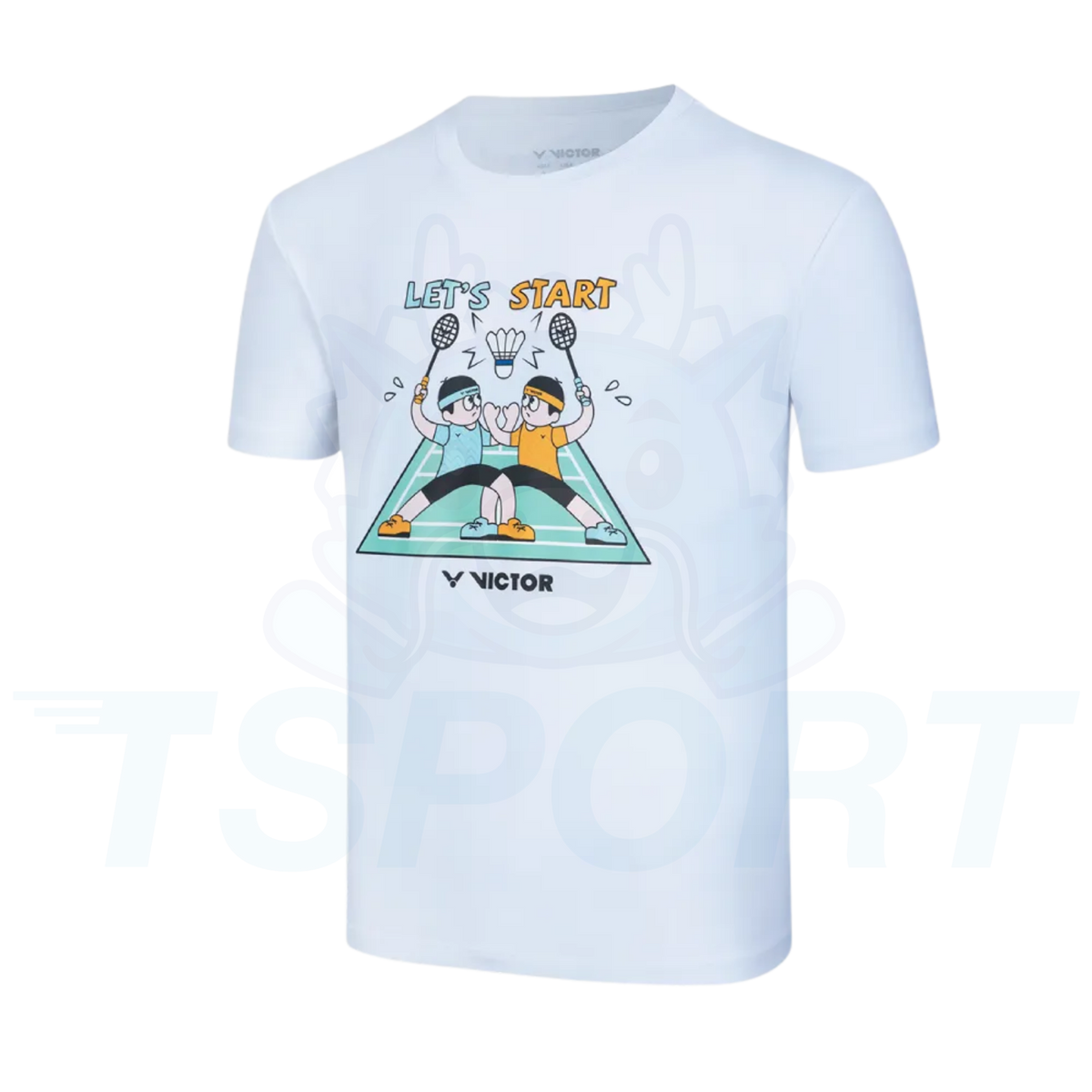 Victor Badminton Unisex Badminton T-Shirt T-60029-A - Milk