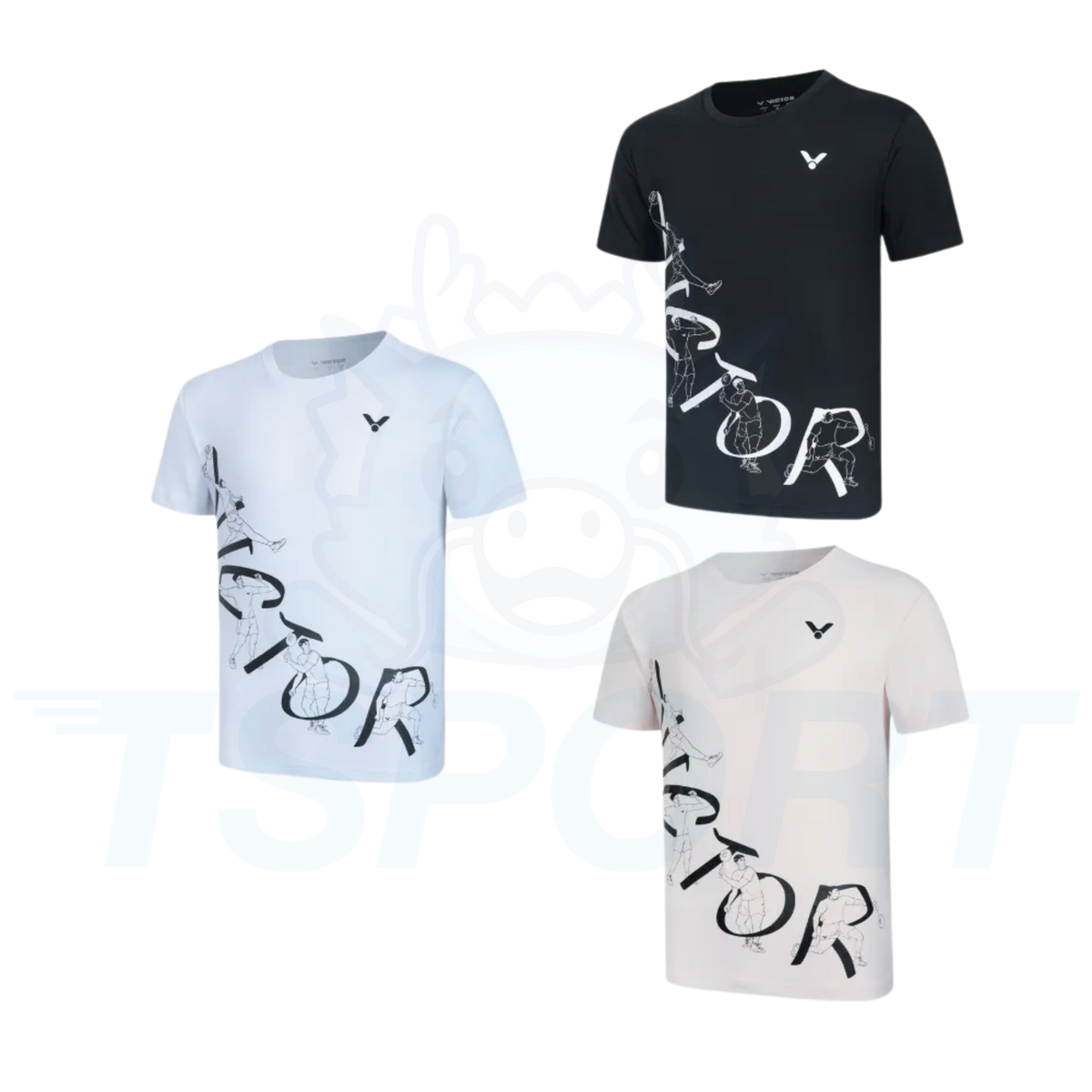 Victor Knitted T-shirt T-60027-I - Power Puff