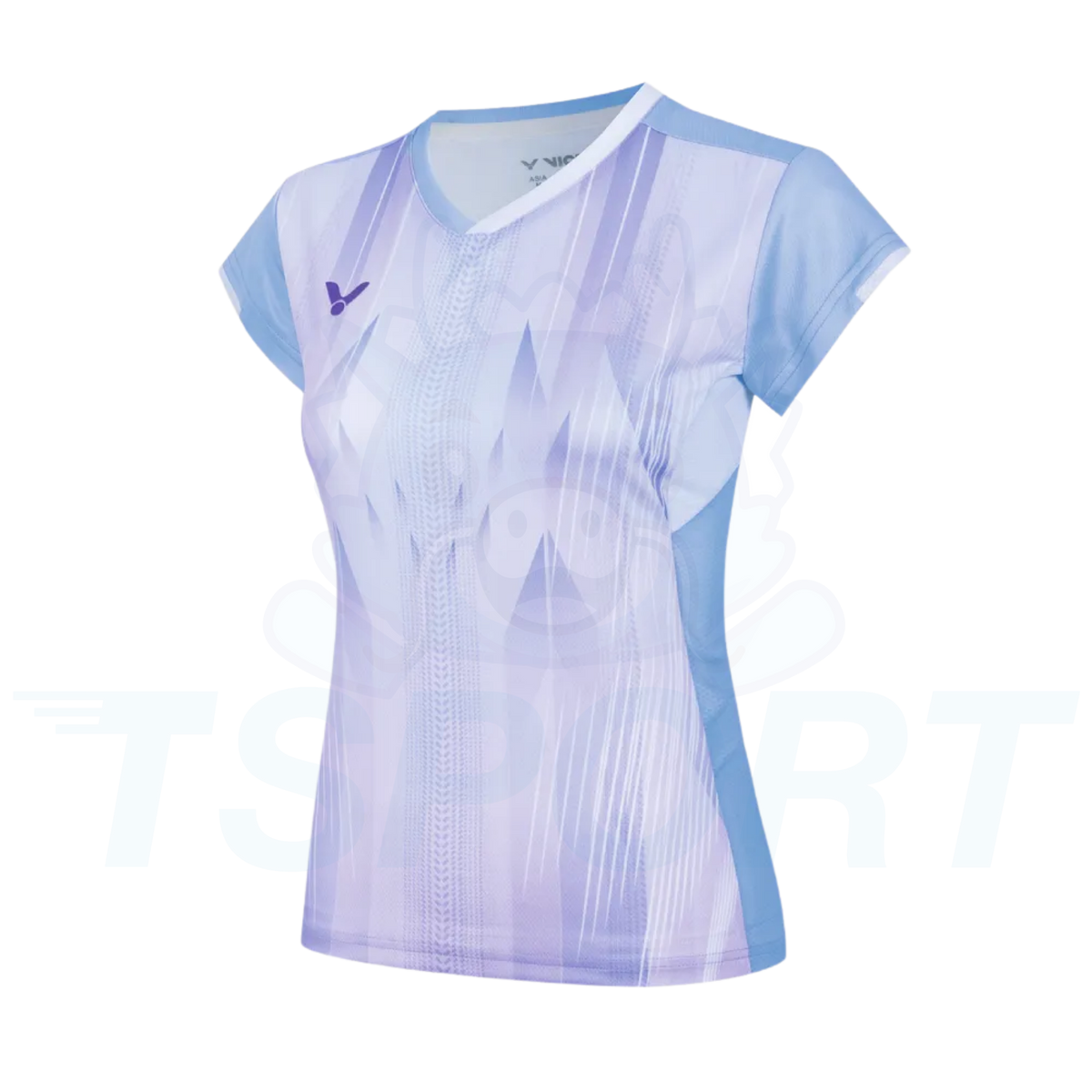 Victor Knitted T-shirt Tournament US Women T-61002TD-T - Mercury Purple