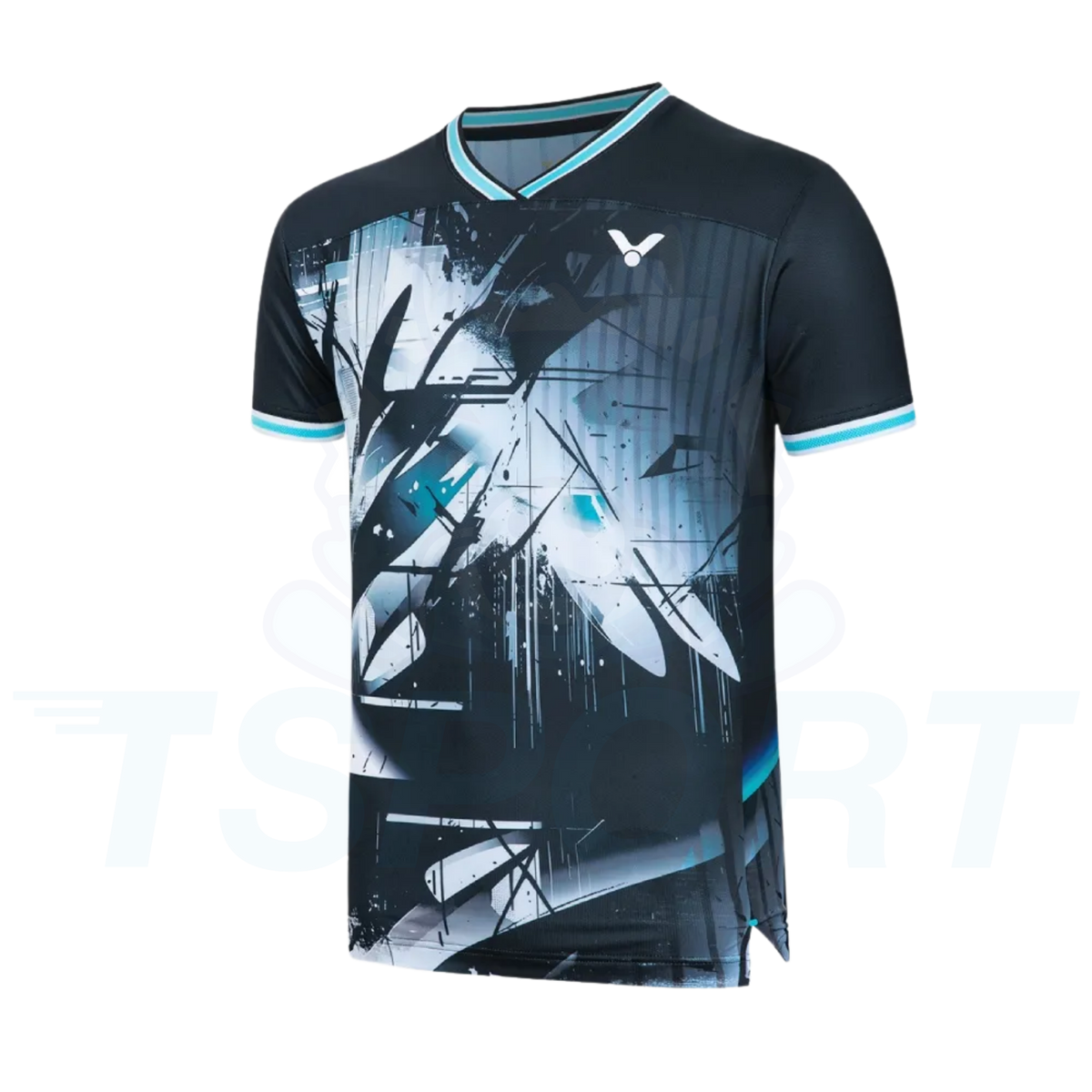 Victor Knitted Unisex Badminton T-Shirt T-60006-C - Black