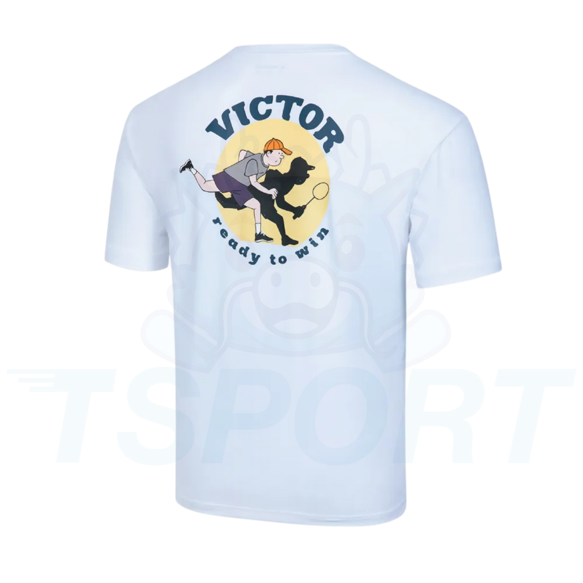 Victor Knitted Unisex Badminton T-Shirt T-60026-A - Milk