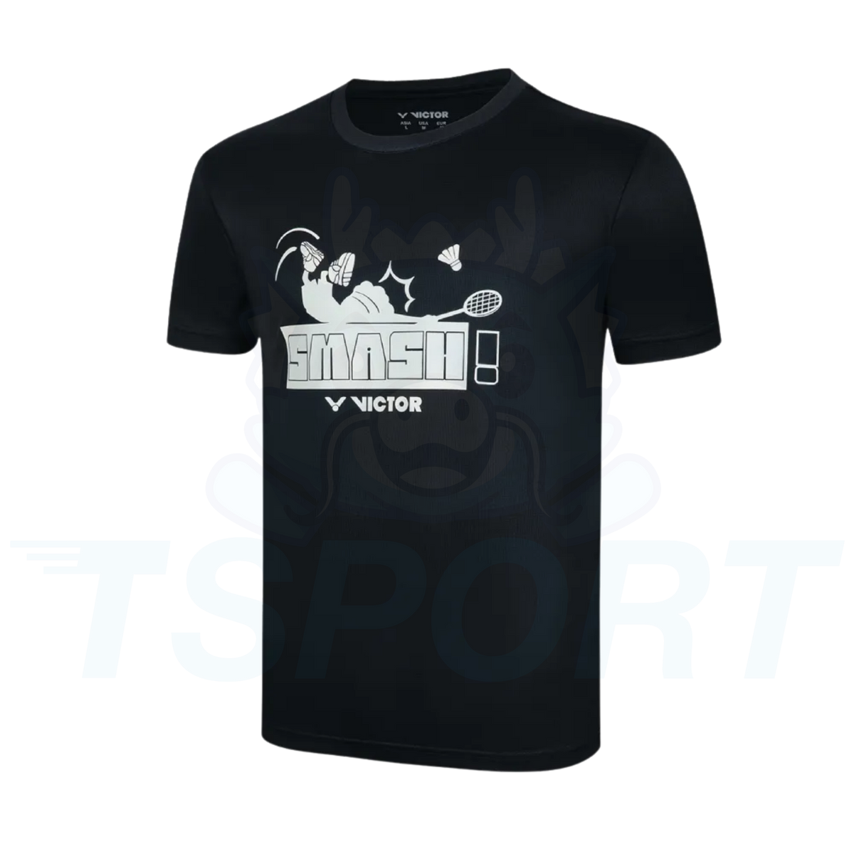 Victor Knitted Unisex Badminton T-Shirt T-60031-C - Black