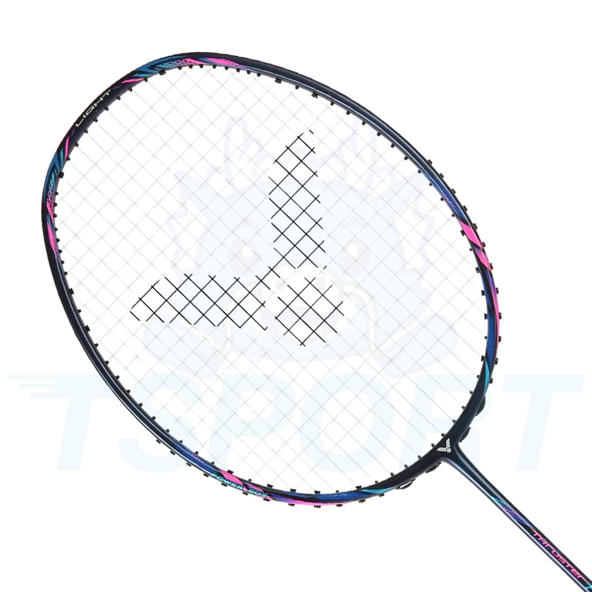 Victor Thruster Hammer Light Extra TK-HMRL-EX Badminton Racket - Navy Blue / Pink - PreStrung