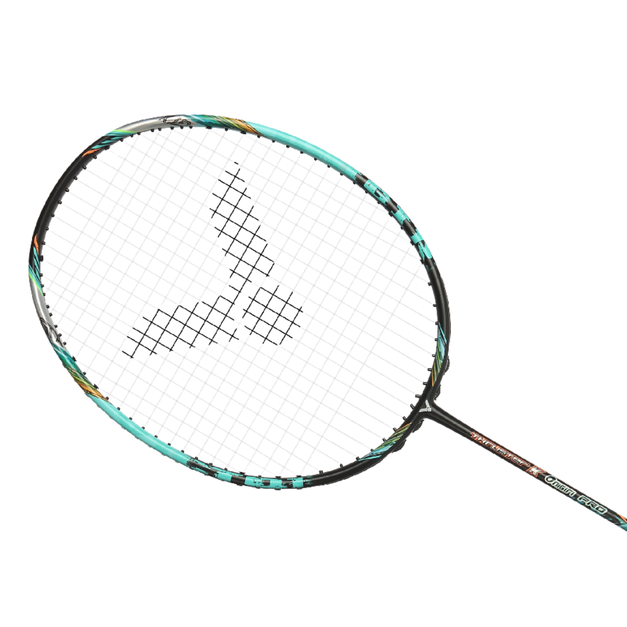 Victor Thruster K Onigiri Pro Badminton Racket - Turquoise Blue