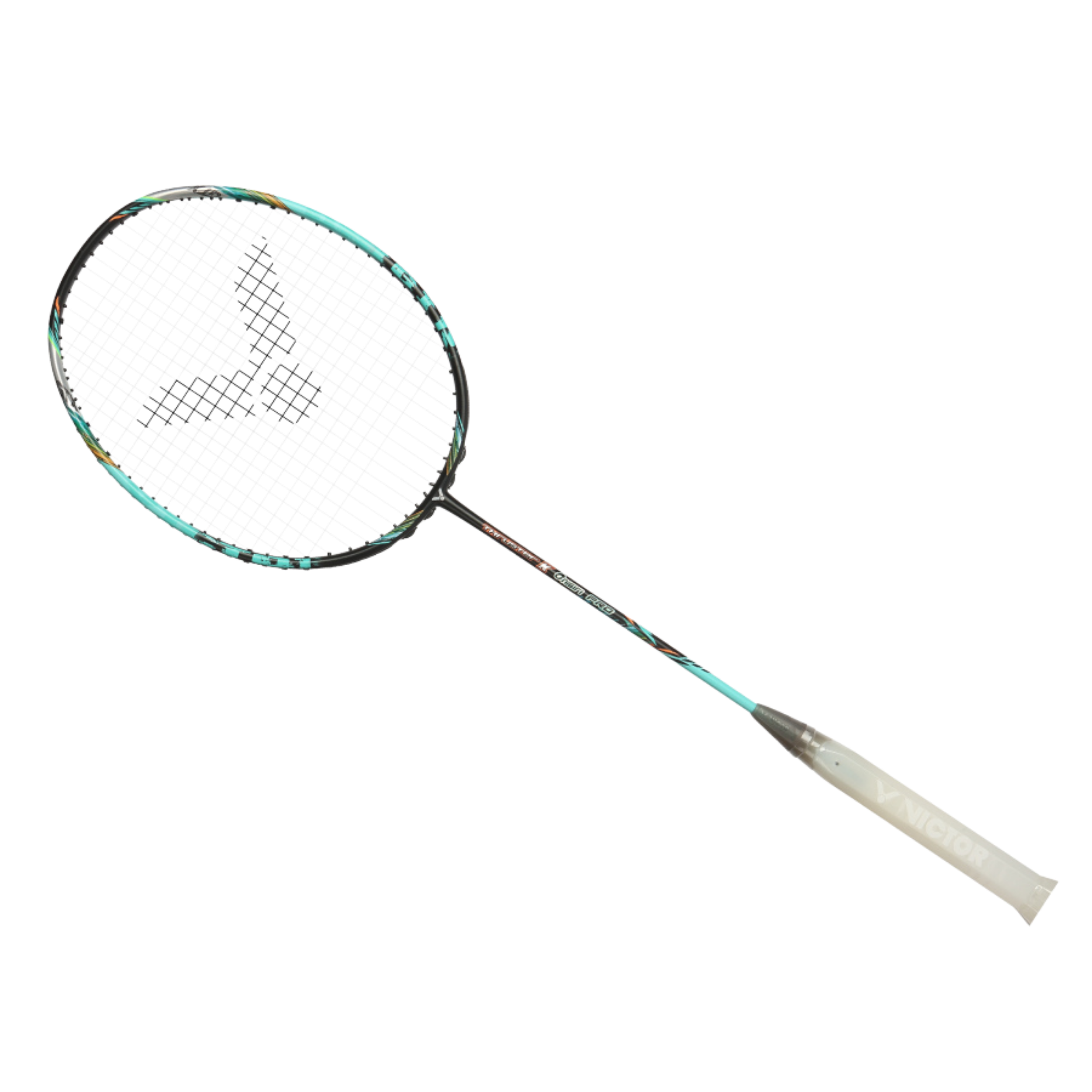 Victor Thruster K Onigiri Pro Badminton Racket - Turquoise Blue
