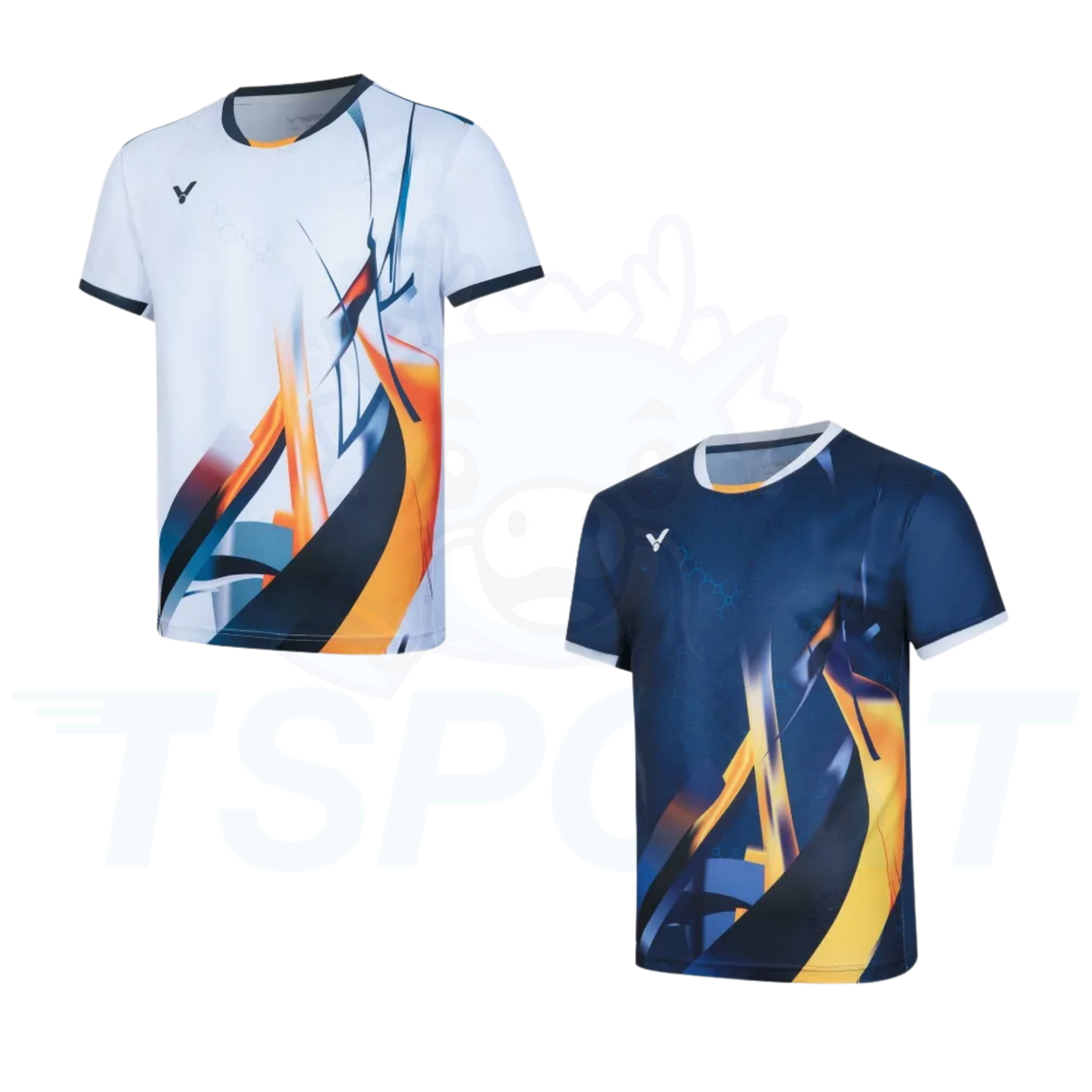 Victor Tournament Unisex Badminton T-Shirt T-60012-F - Mazarine Blue