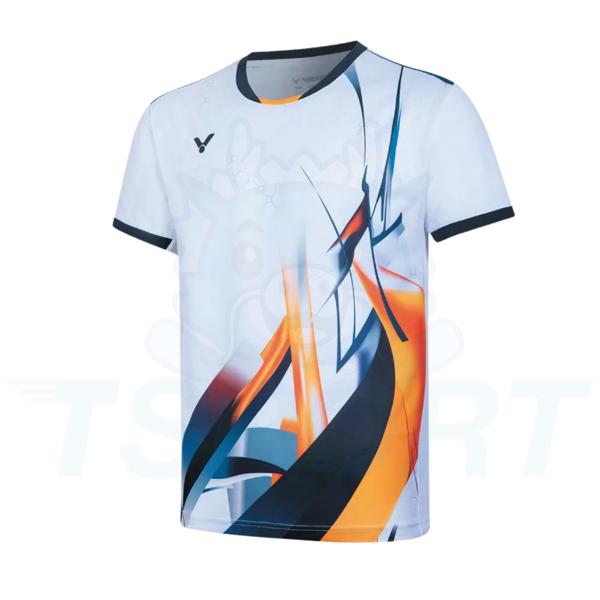 Victor Tournament Unisex Badminton T-Shirt T-60012-A - White