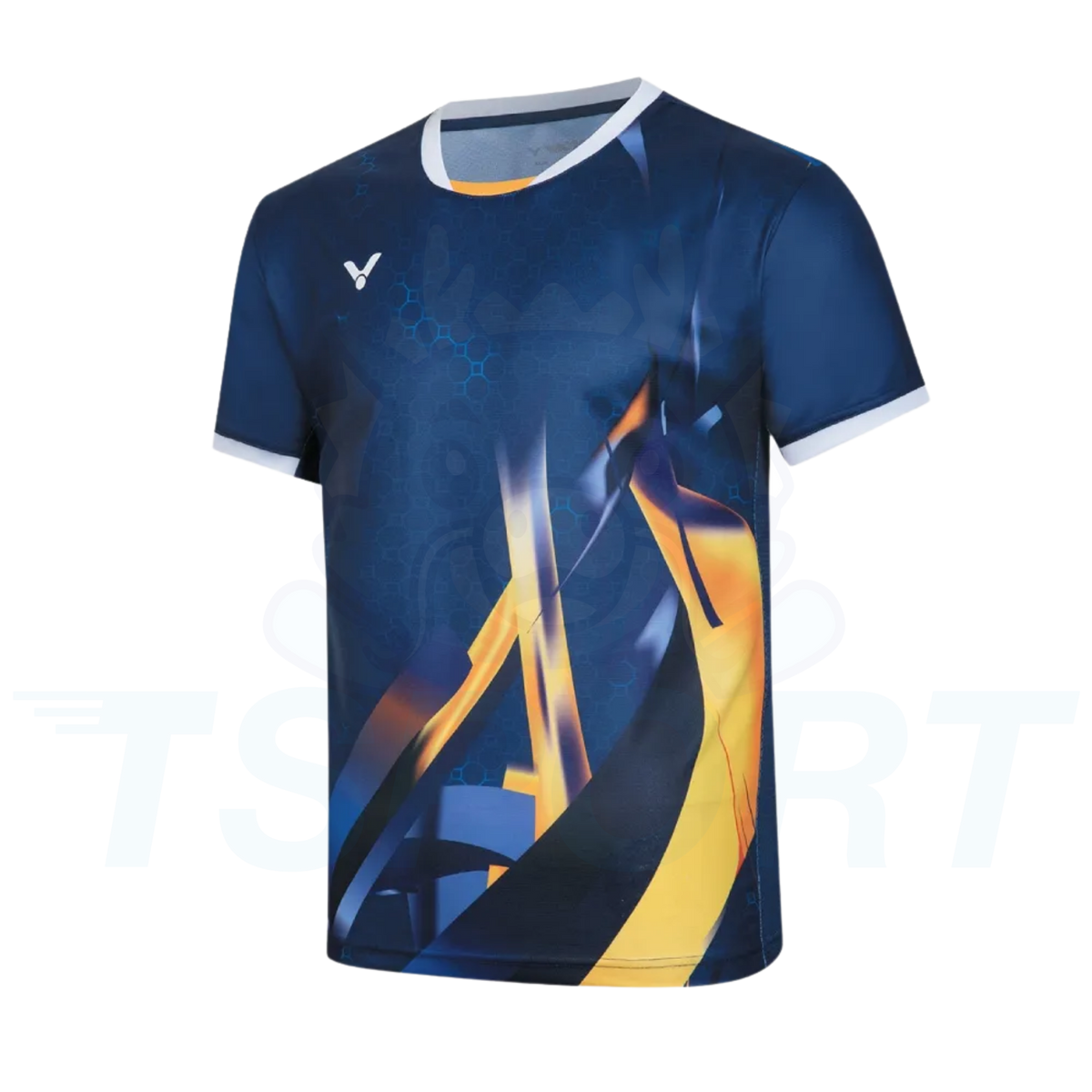 Victor Tournament Unisex Badminton T-Shirt T-60012-F - Mazarine Blue