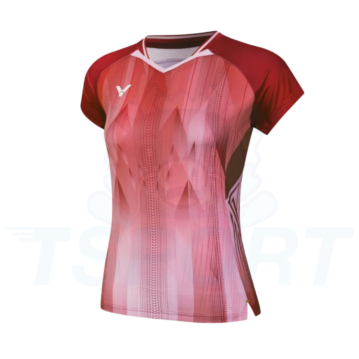 Victor Women Tournament T-Shirt T-61002-D - Sangria