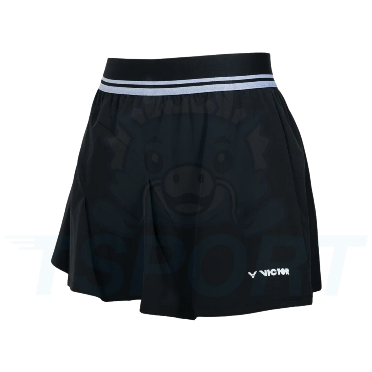 Victor Woven Skirt K-61302-C - Black