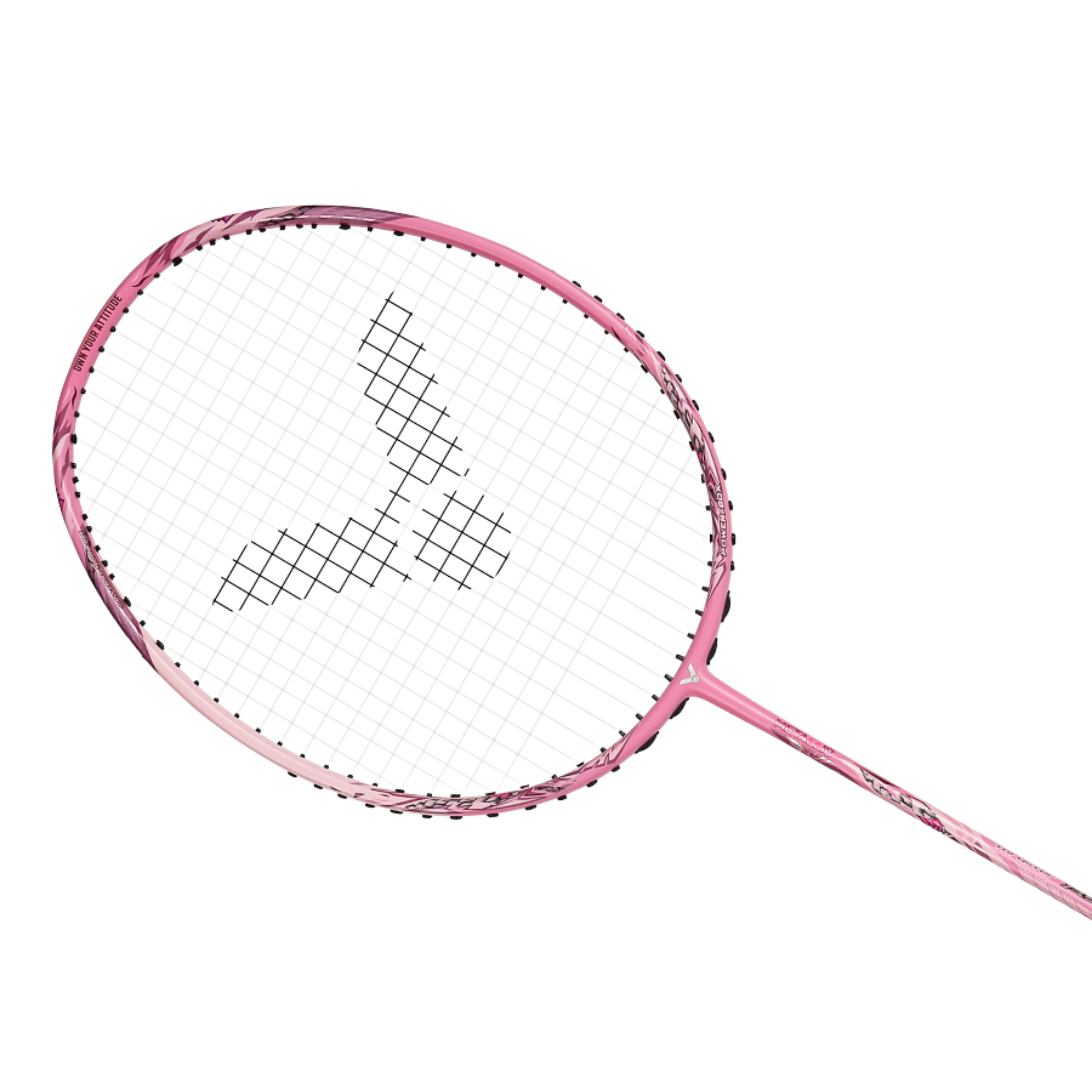 Victor x Capsules Collection Thruster K Ryuga Metallic Badminton Racket - Flamingo Pink