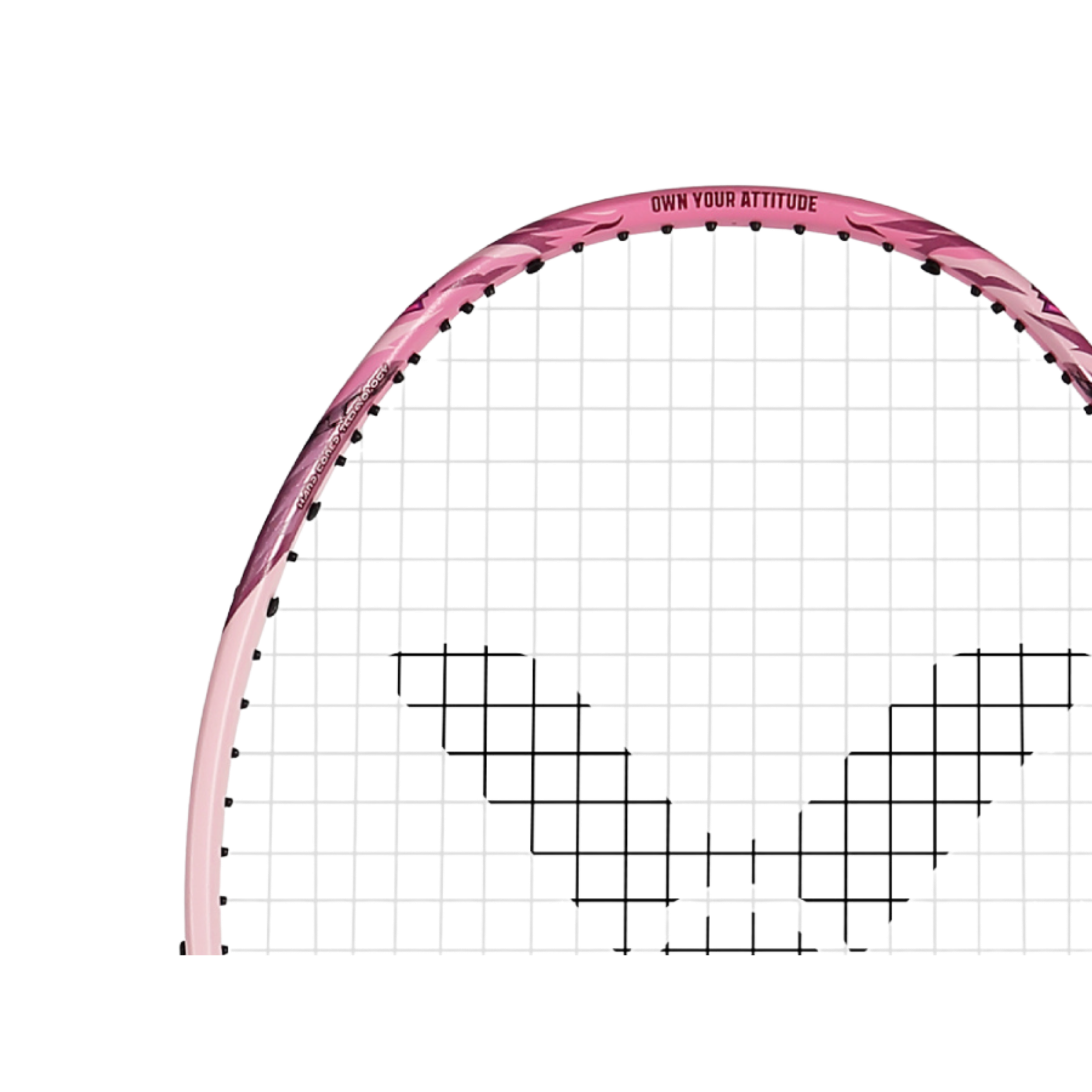 Victor x Capsules Collection Thruster K Ryuga Metallic Badminton Racket - Flamingo Pink