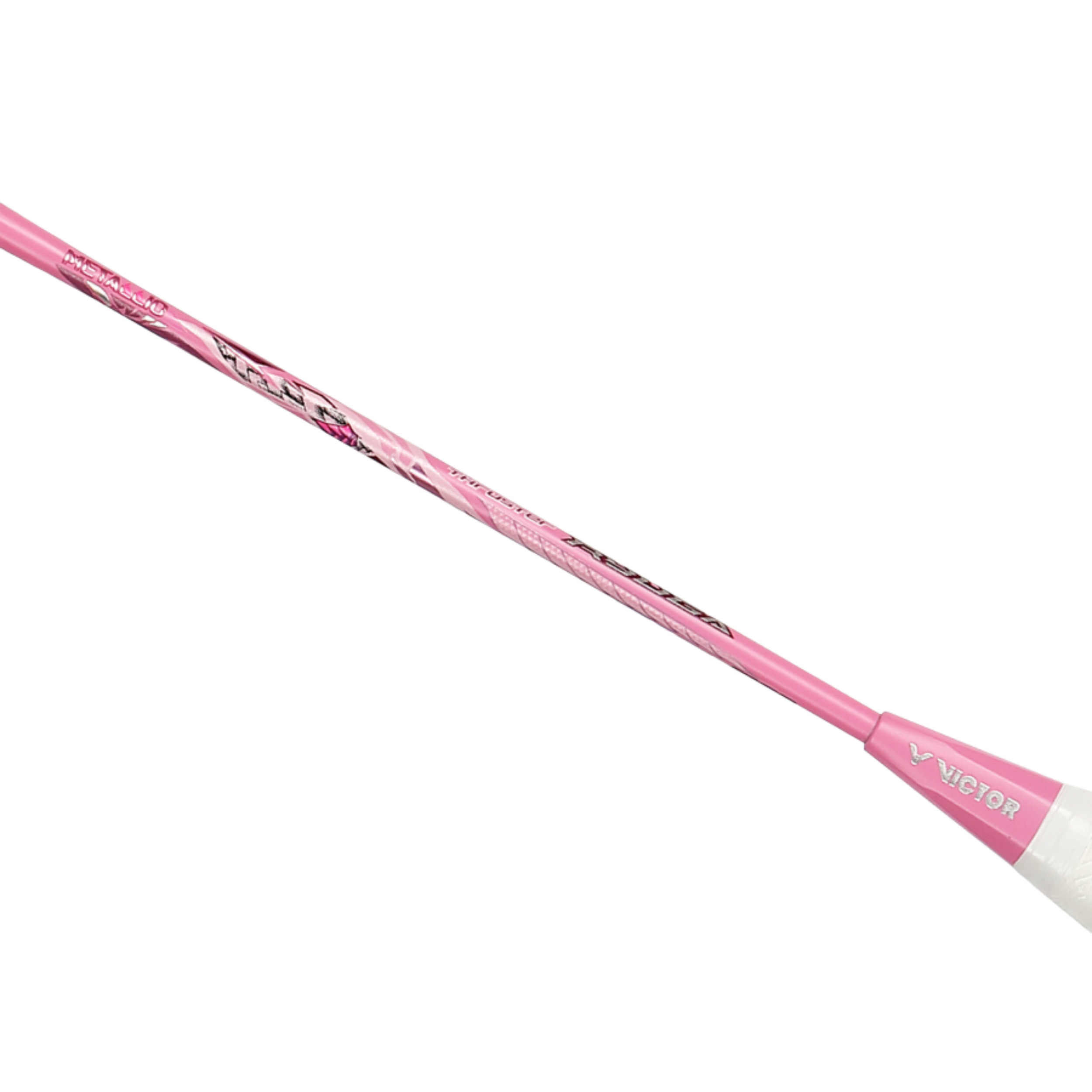 Victor x Capsules Collection Thruster K Ryuga Metallic Badminton Racket - Flamingo Pink
