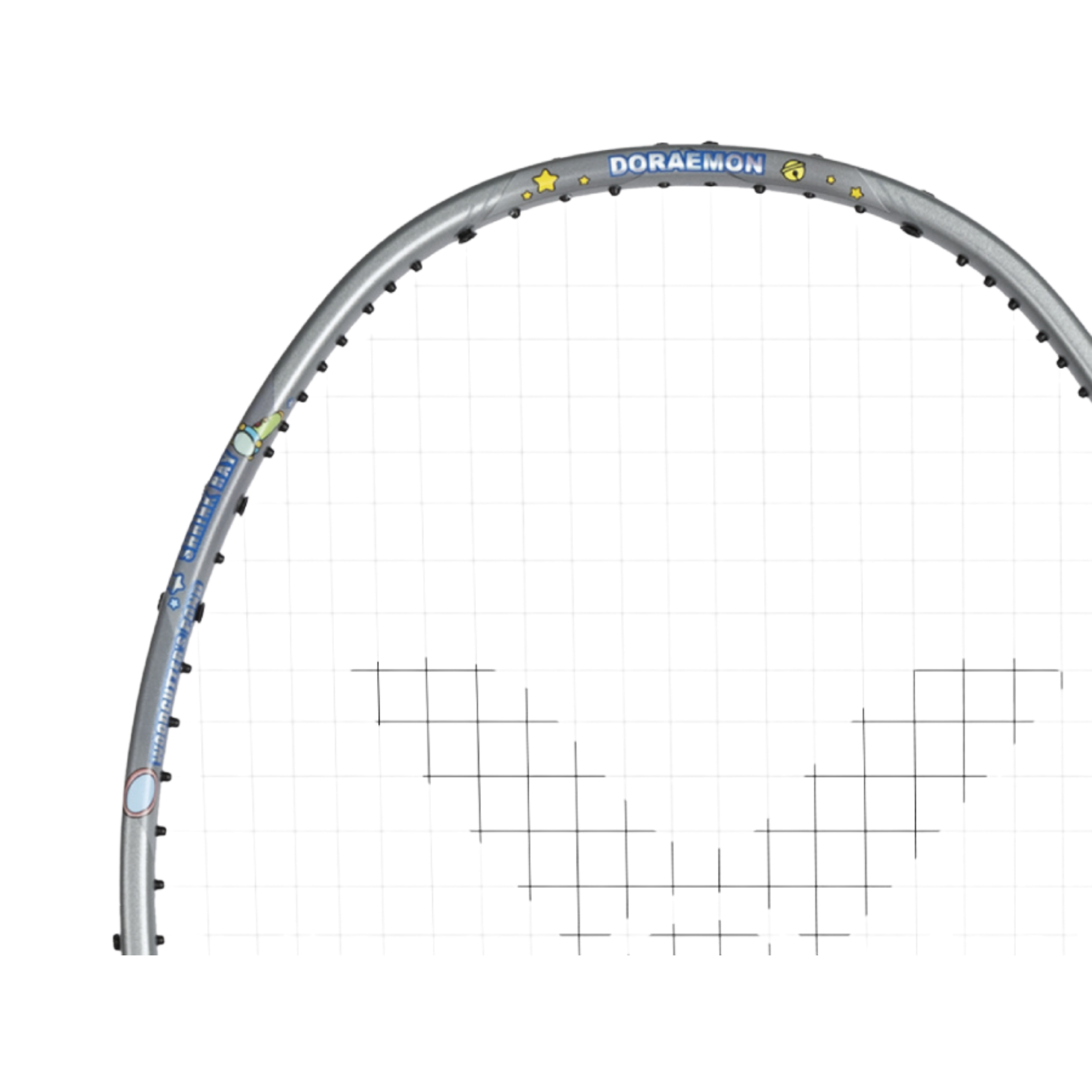Victor x Doraemon Thruster K Badminton Racket - Charcoal Gray