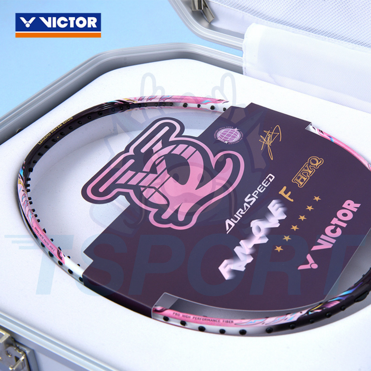Victor x Huang Ya Qiong Collection 2.0 Auraspeed Fantome F Badminton Commemorative Gift Box