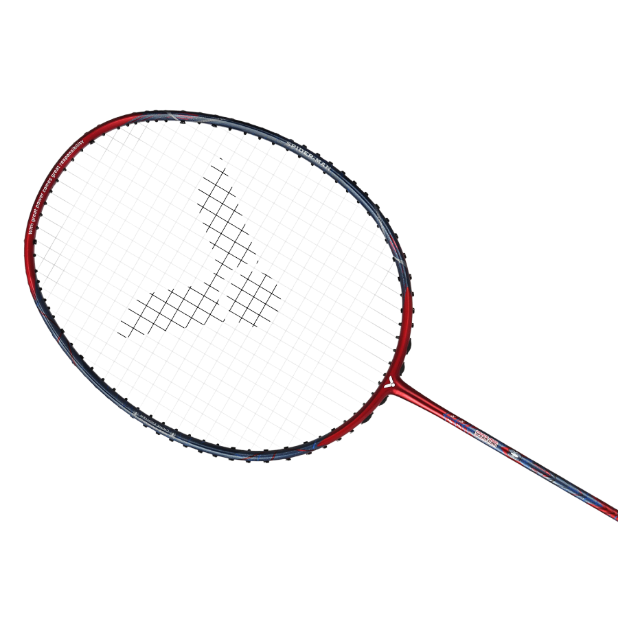 Victor x Marvel Spiderman JetSpeed Badminton Racket Giftbox - High Risk Red