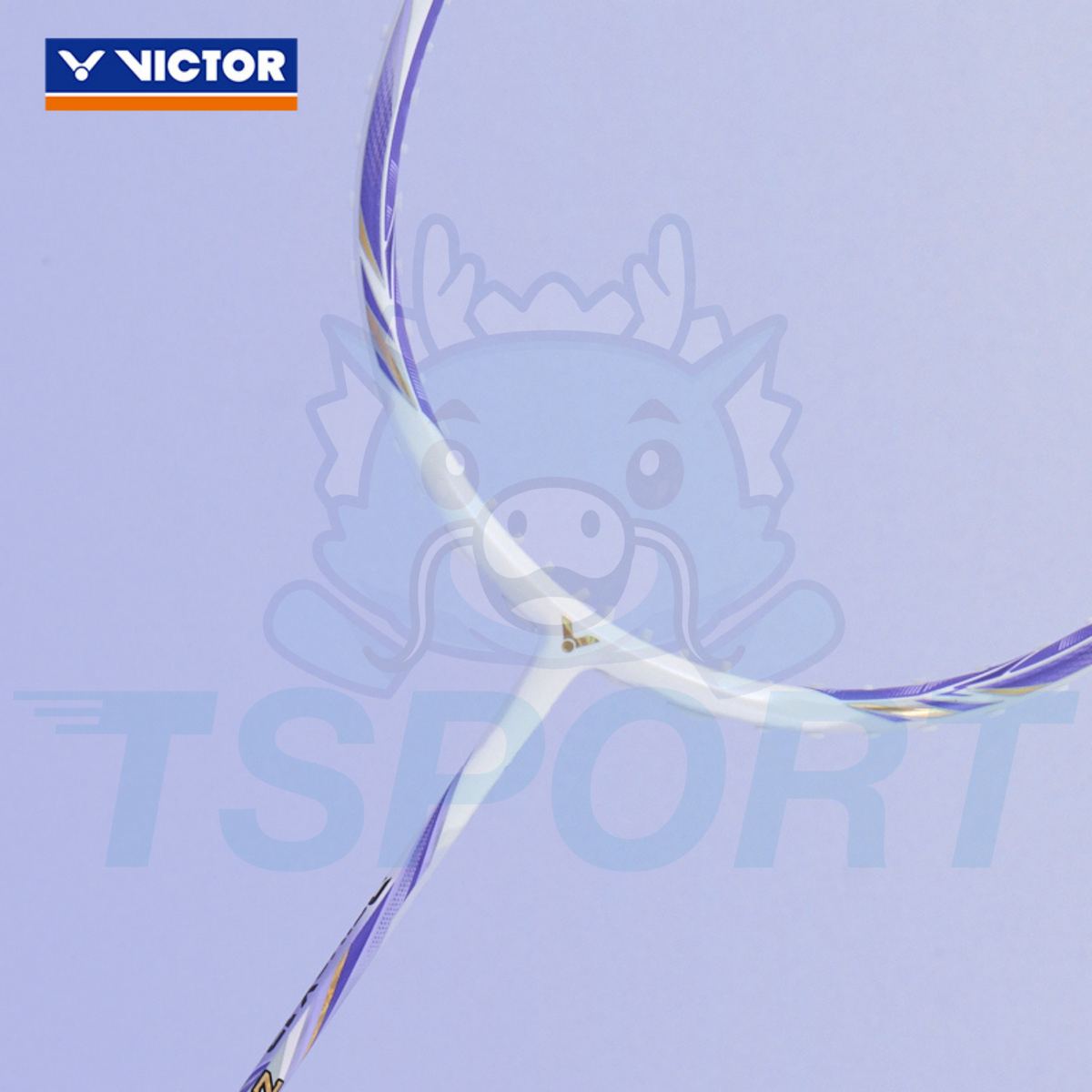 Victor x Zheng Si Wei Collection 2.0 DriveX 12 ZSW Badminton Racket - Pearl White