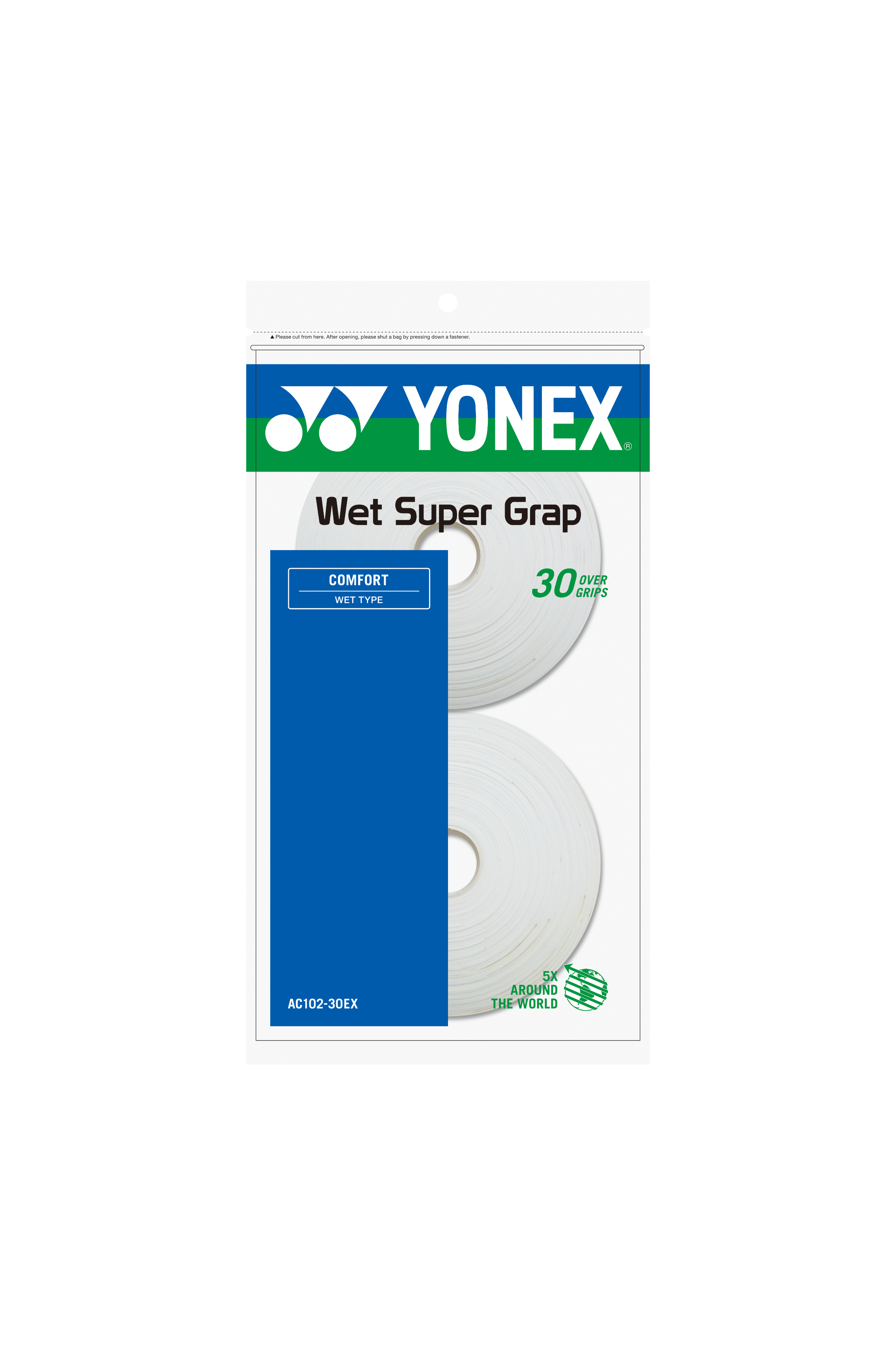 Yonex Wet Super Grap Overgrip 30-Pack AC102-30