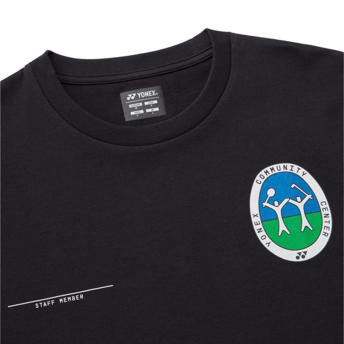 Yonex 80th Anniversary Center Staff T-Shirt Unisex 16957AEX - Black