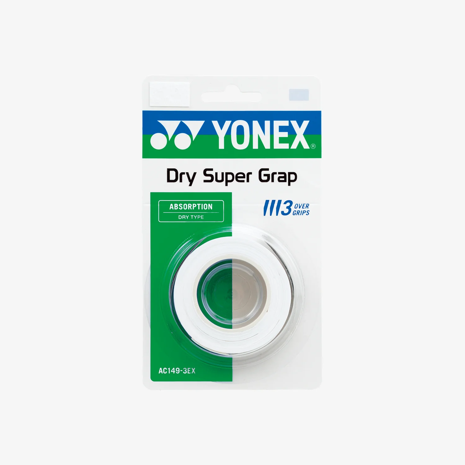 Yonex Dry Super Grap Overgrips 3-Pack AC149