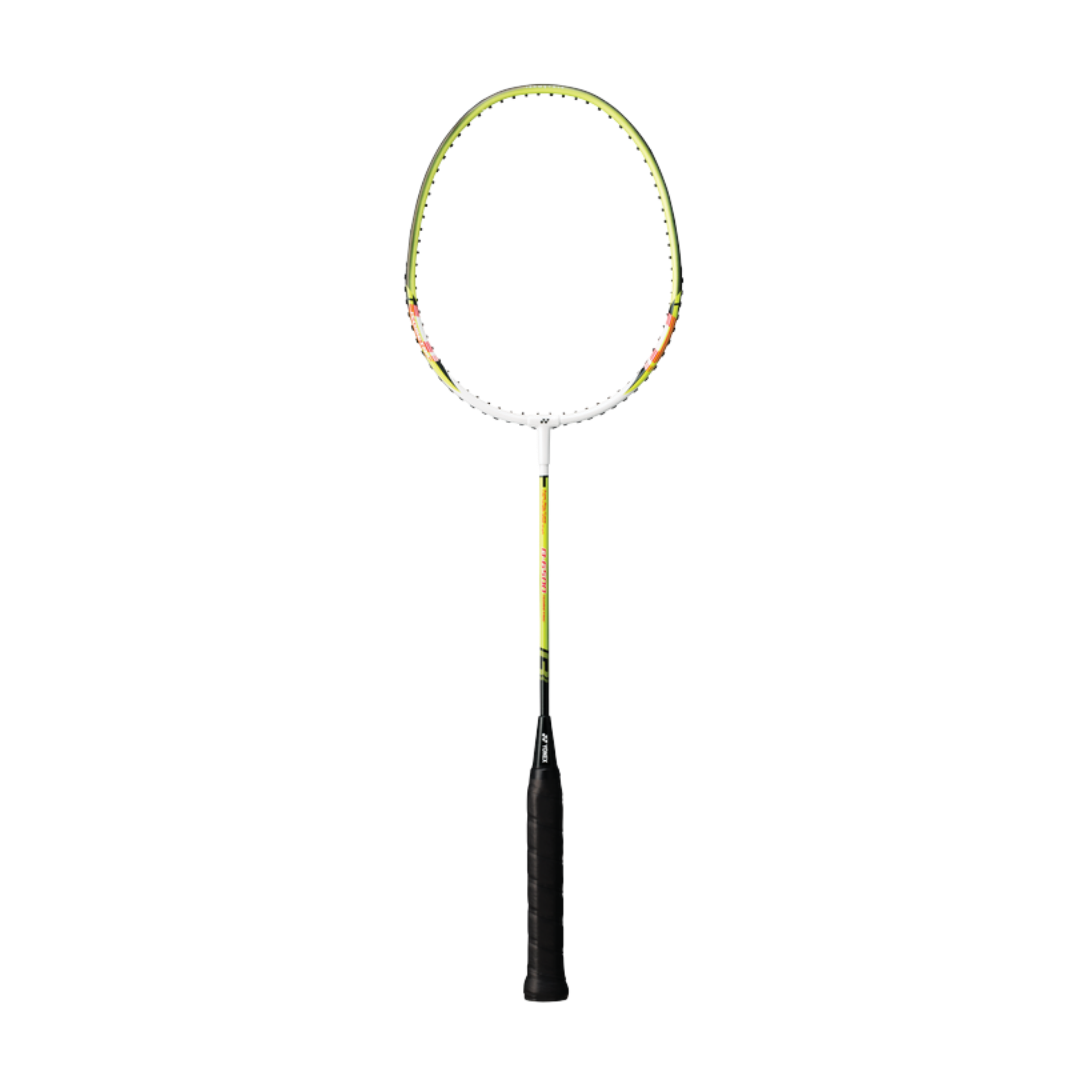 Yonex B-6500I Badminton Racket - White / Lime - Pre Strung