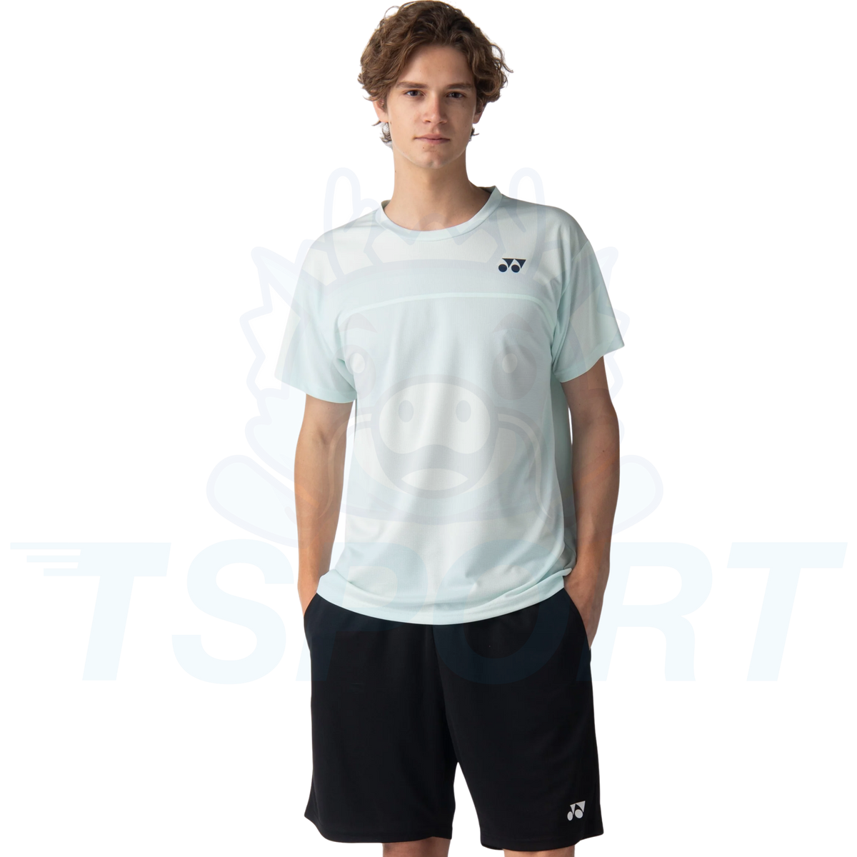 Yonex Practice Crew Neck Shirt 10728EX - Ice Blue